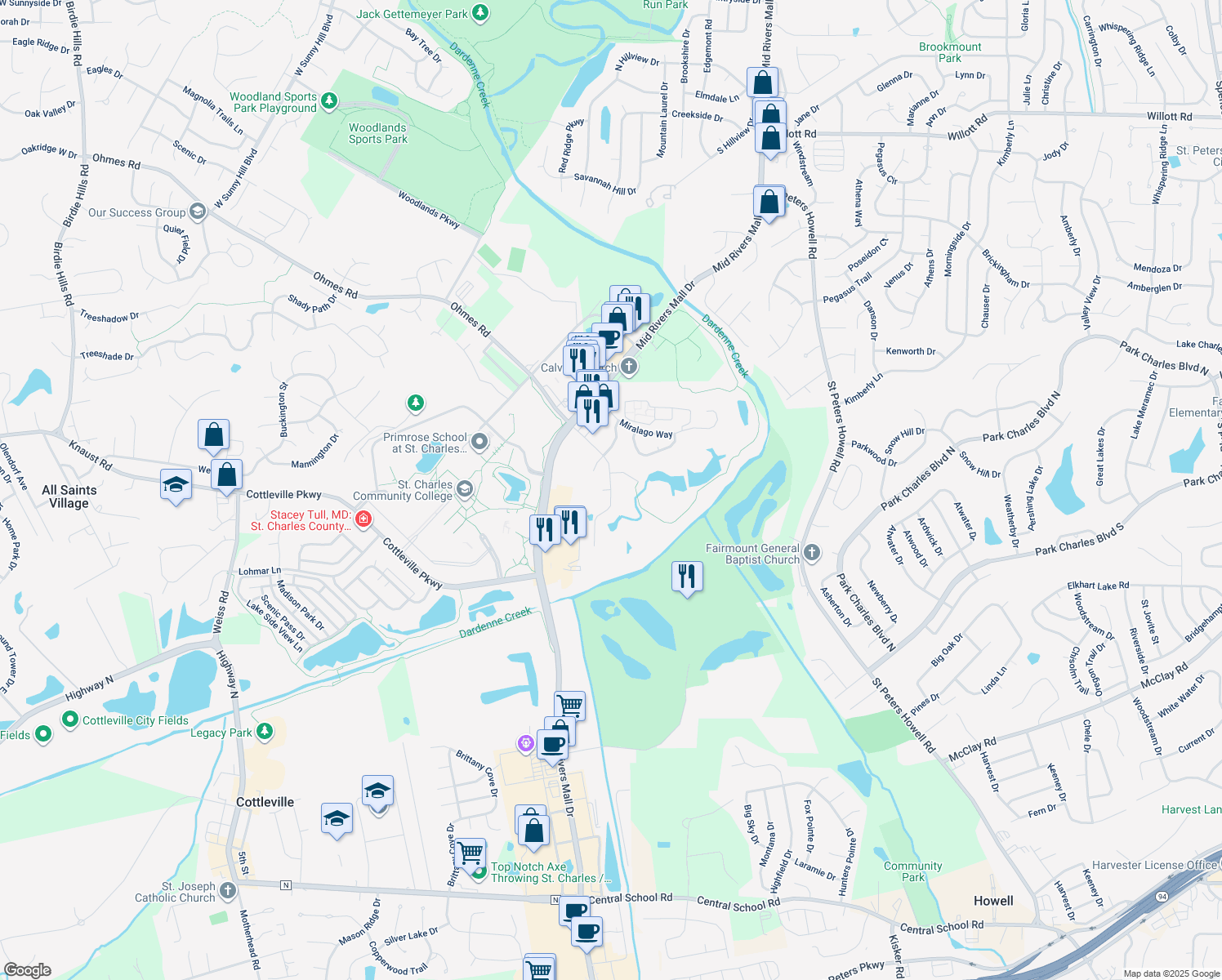 Mirahaven Court, Cottleville MO Walk Score