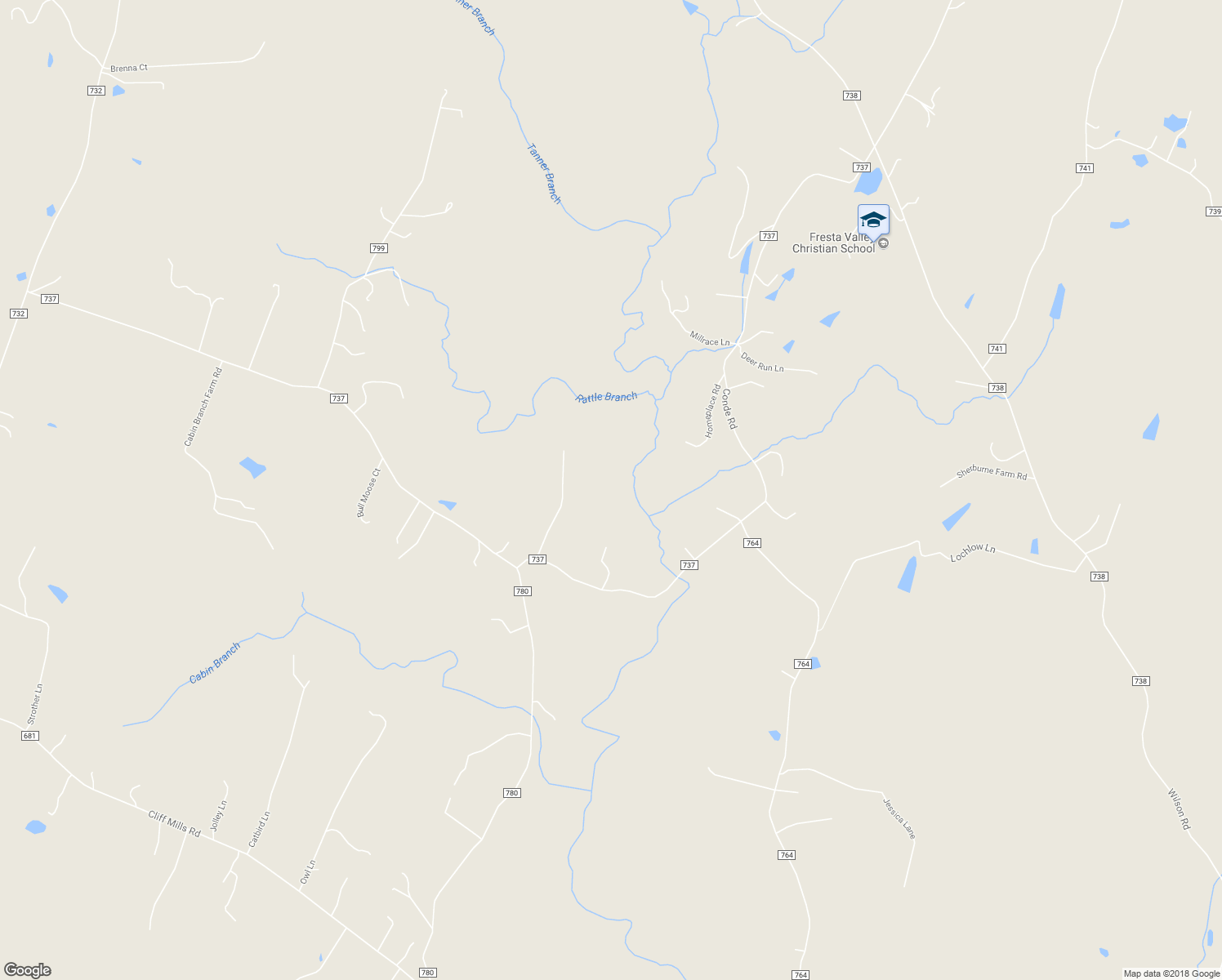 map of restaurants, bars, coffee shops, grocery stores, and more near 6700 Springhouse Lane in Marshall