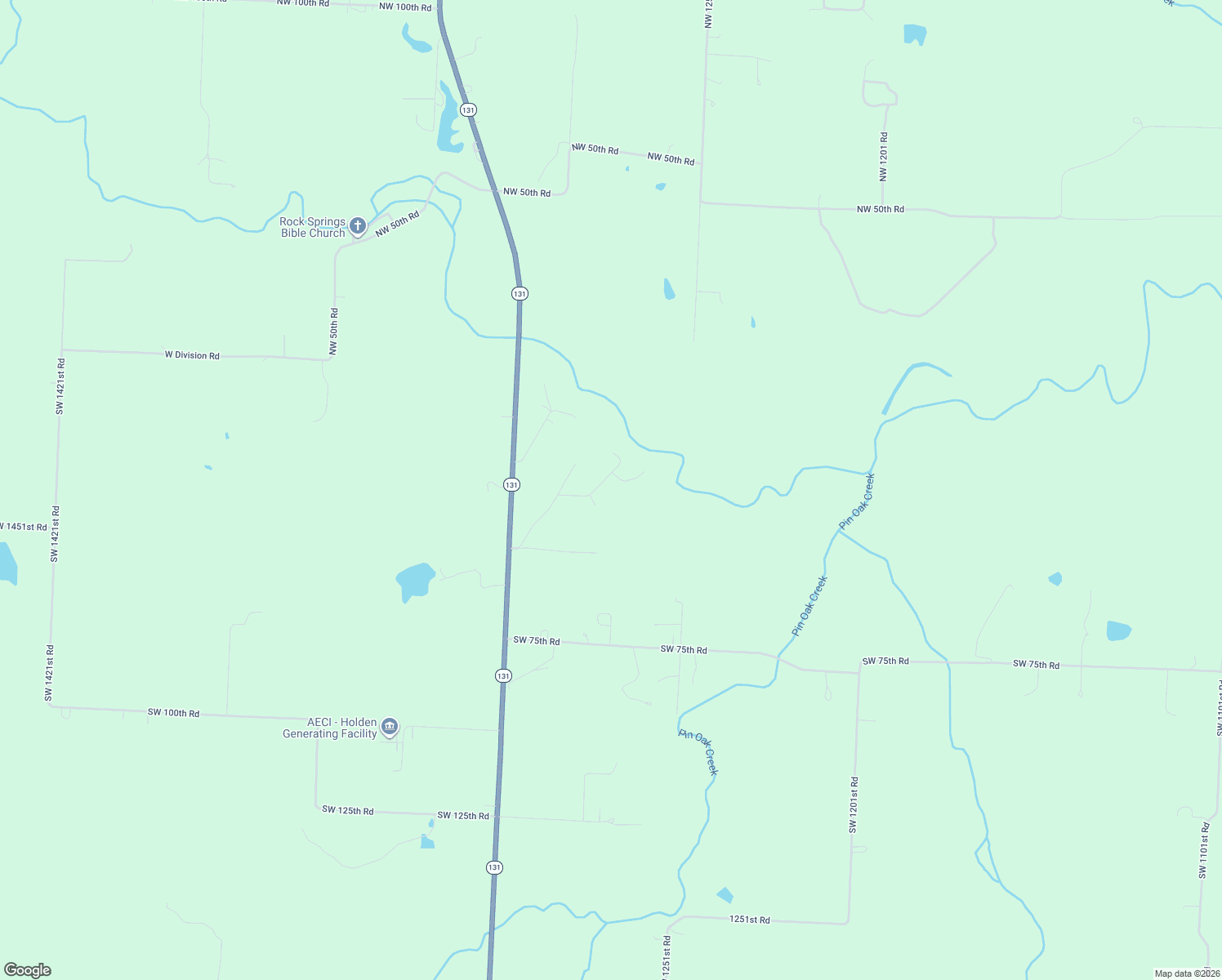 map of restaurants, bars, coffee shops, grocery stores, and more near 1266 Southwest 50th Road in Holden
