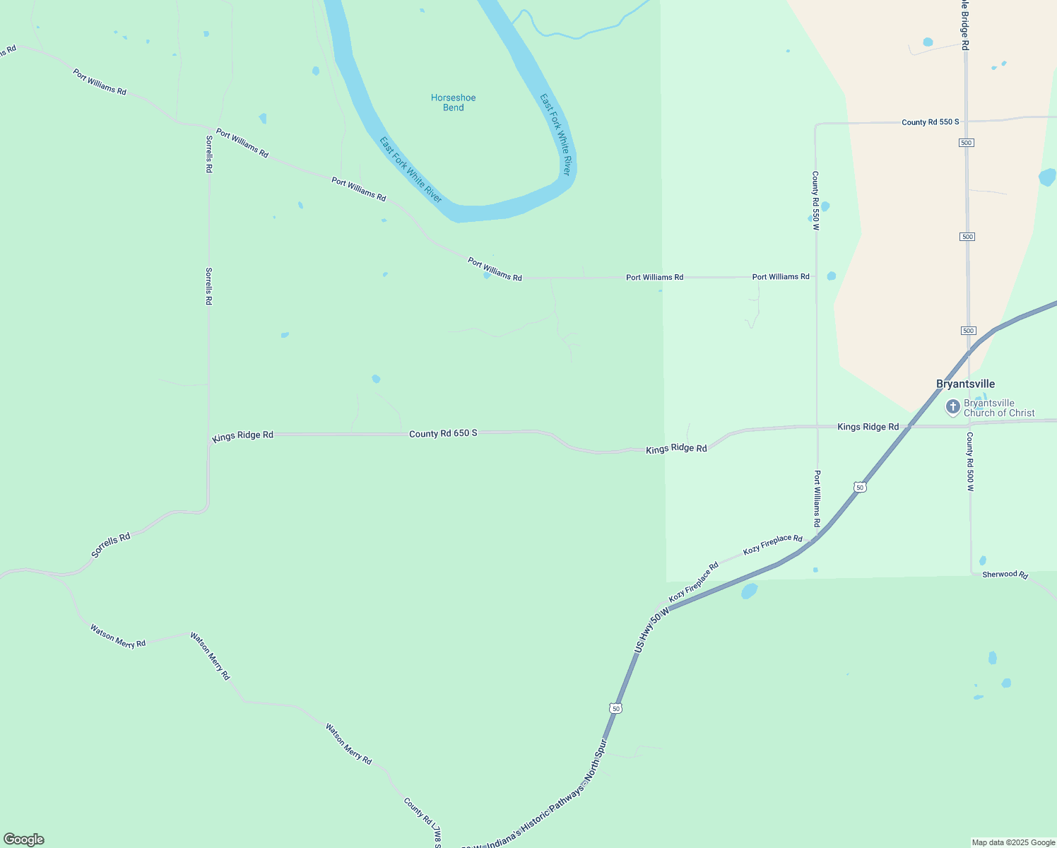 map of restaurants, bars, coffee shops, grocery stores, and more near 4311 Kings Ridge Road in Mitchell