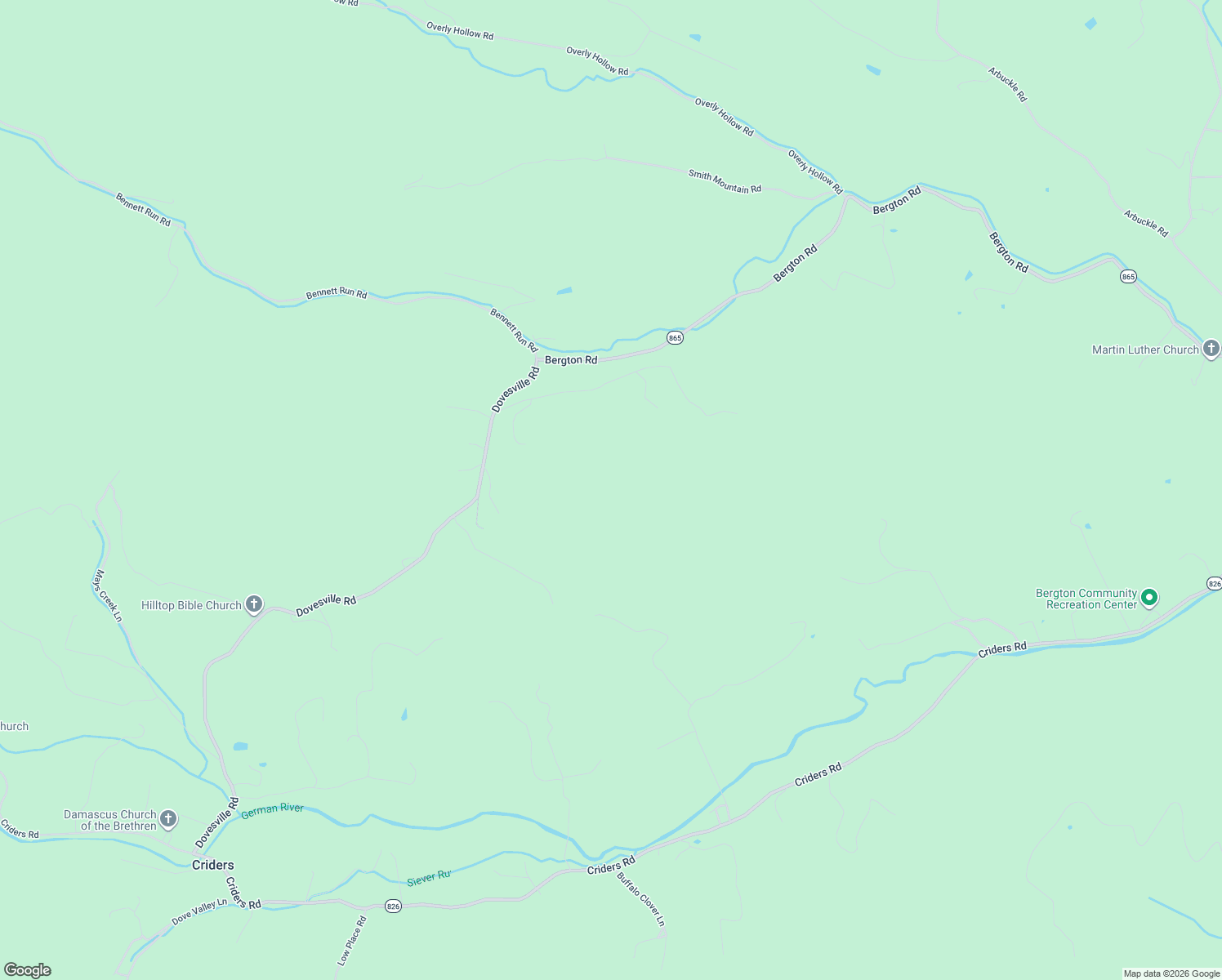 map of restaurants, bars, coffee shops, grocery stores, and more near in Criders