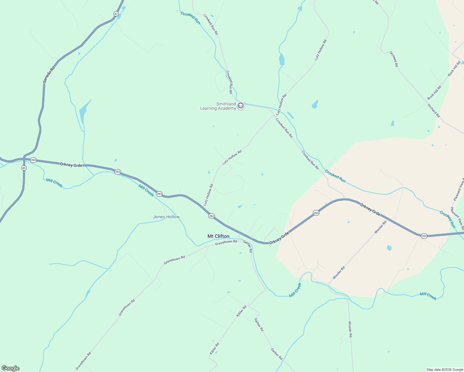 map of restaurants, bars, coffee shops, grocery stores, and more near 180 Lutz Hollow Road in Mount Jackson