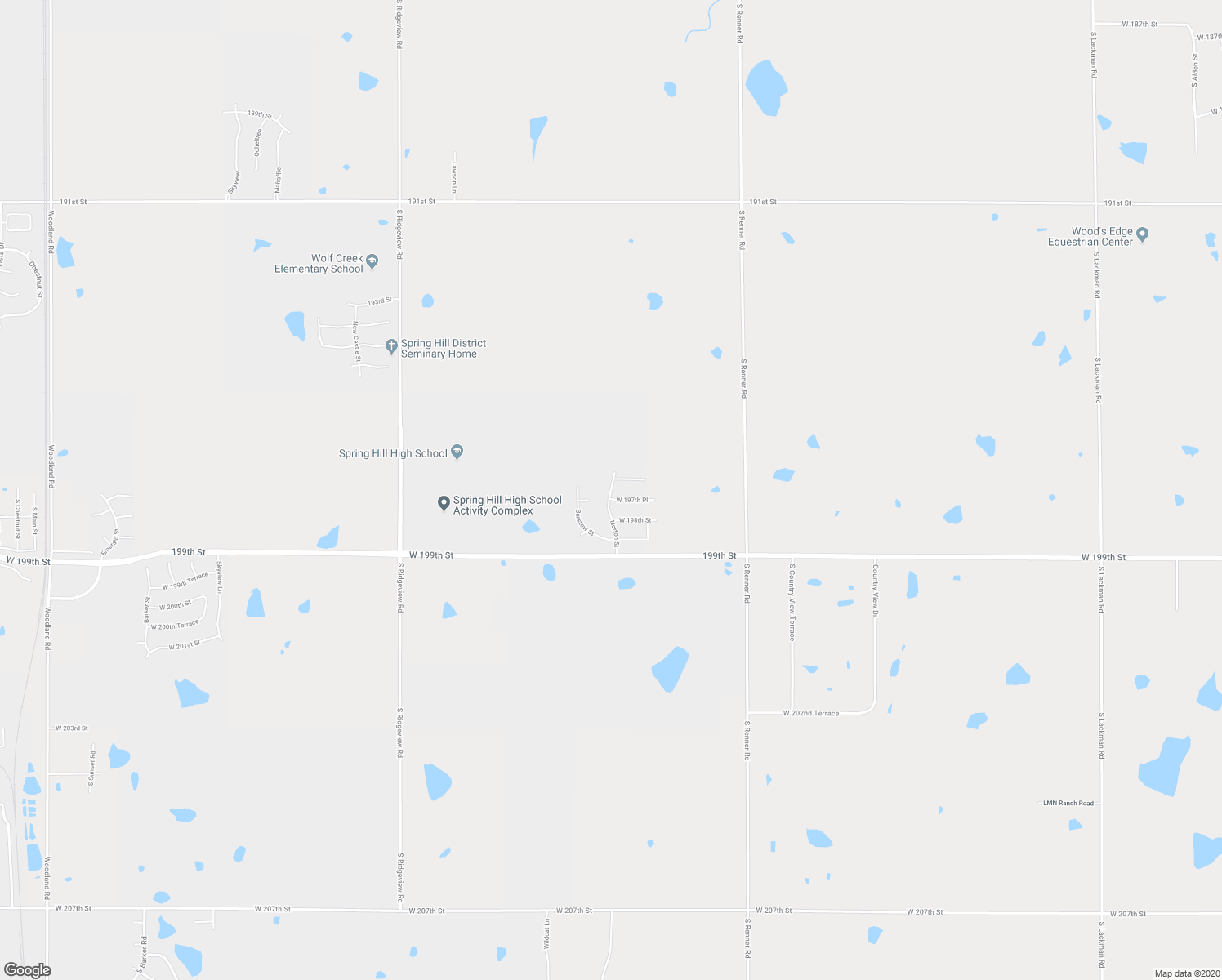 map of restaurants, bars, coffee shops, grocery stores, and more near 19716 Norton Street in Spring Hill