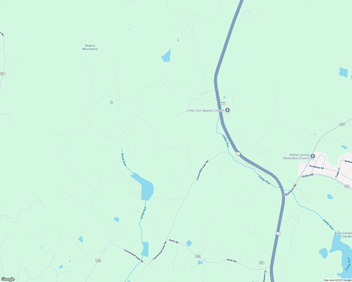 map of restaurants, bars, coffee shops, grocery stores, and more near 7666 Summerfield Hills Drive in Warrenton