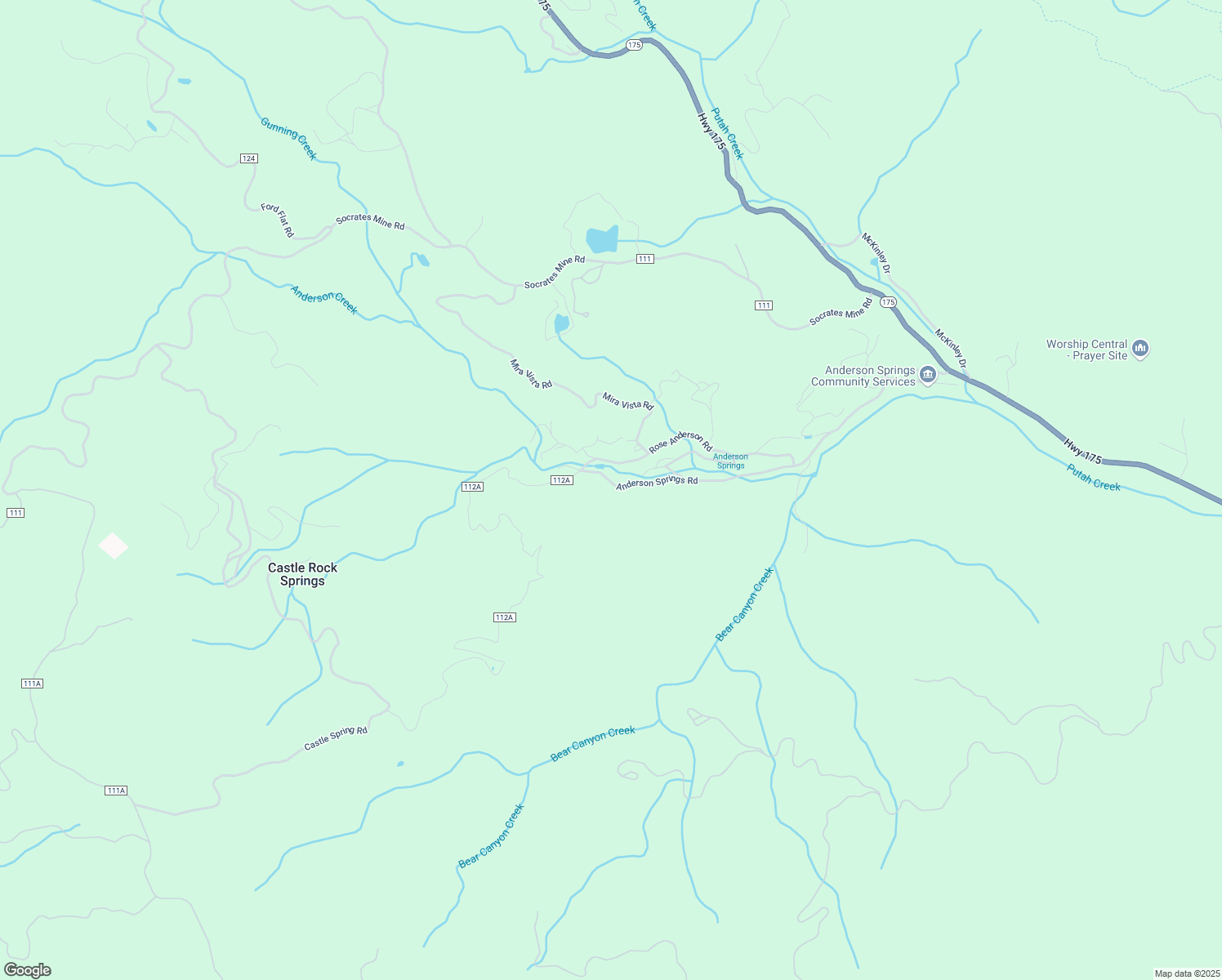 map of restaurants, bars, coffee shops, grocery stores, and more near 11231 Anderson Springs Road in Middletown