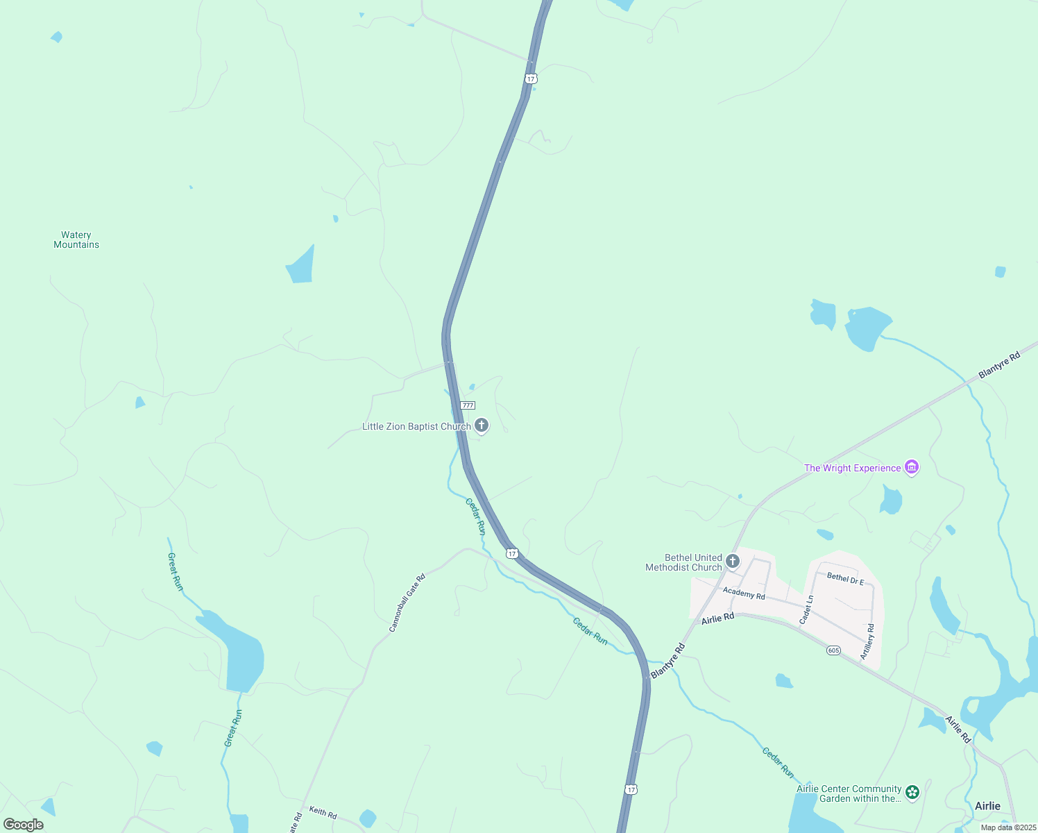 map of restaurants, bars, coffee shops, grocery stores, and more near 7533 Autumn Woods Lane in Warrenton