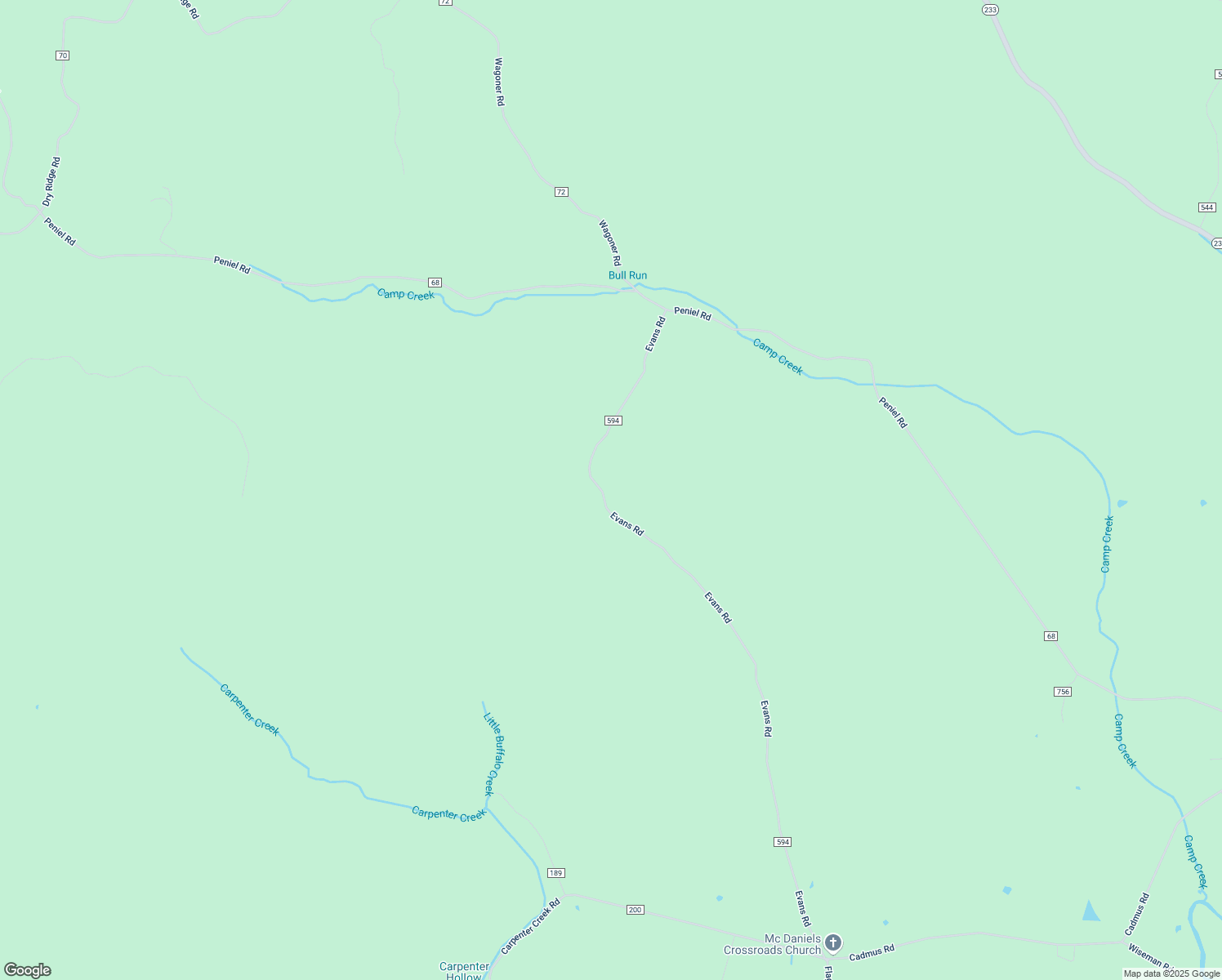 map of restaurants, bars, coffee shops, grocery stores, and more near 1531 Evans Road in Patriot