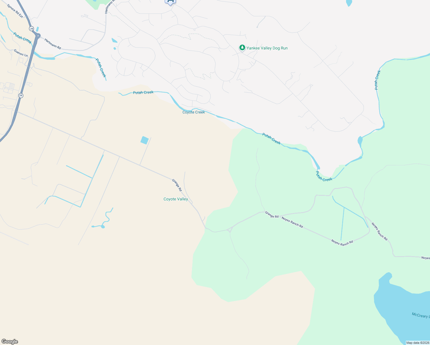 map of restaurants, bars, coffee shops, grocery stores, and more near in Hidden Valley Lake