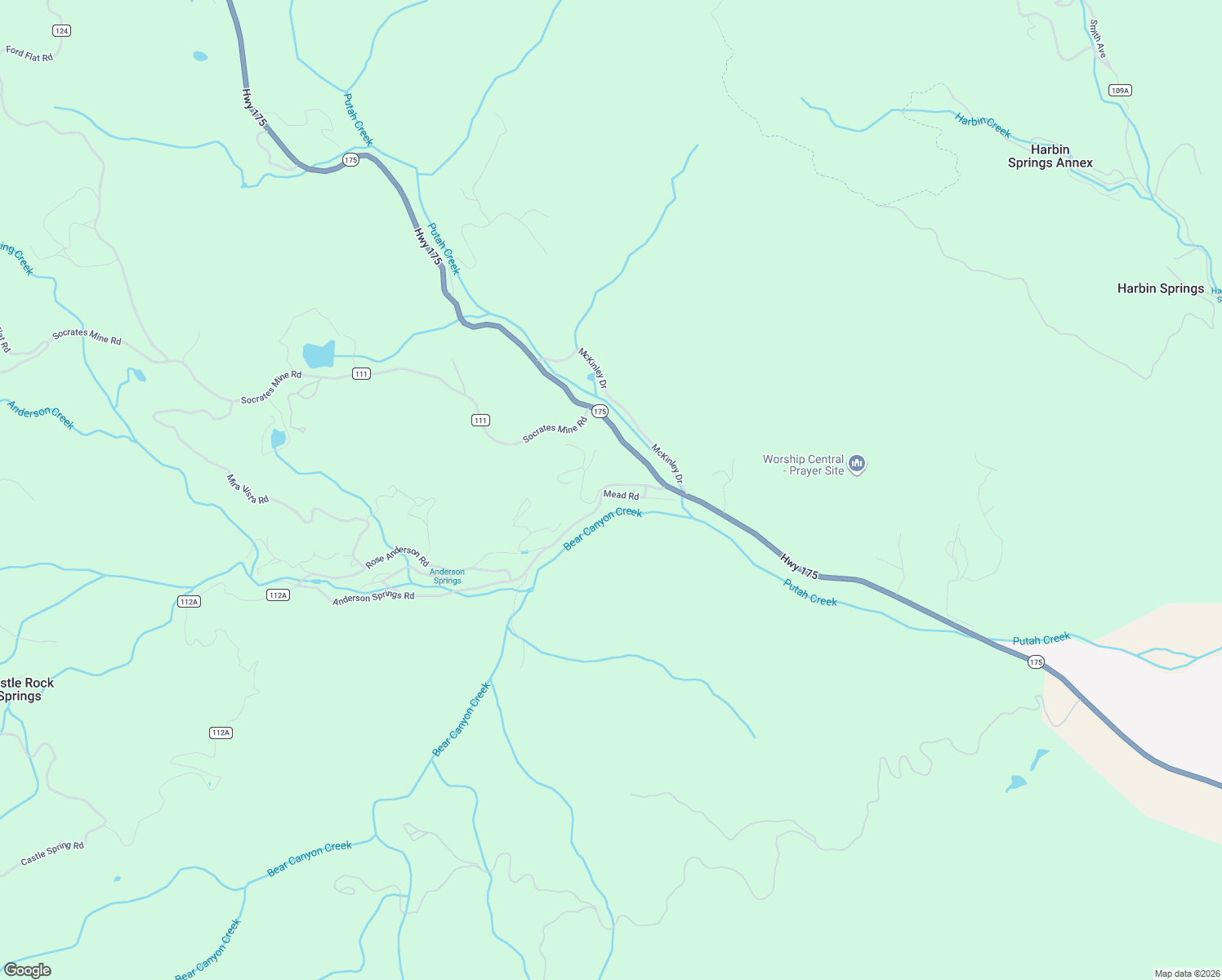 map of restaurants, bars, coffee shops, grocery stores, and more near 11999 Anderson Springs Road in Middletown