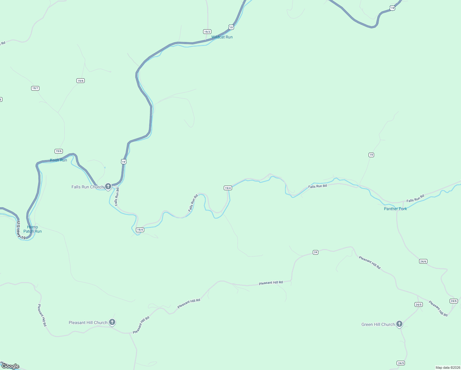 map of restaurants, bars, coffee shops, grocery stores, and more near 4044 Falls Run Road in Ireland