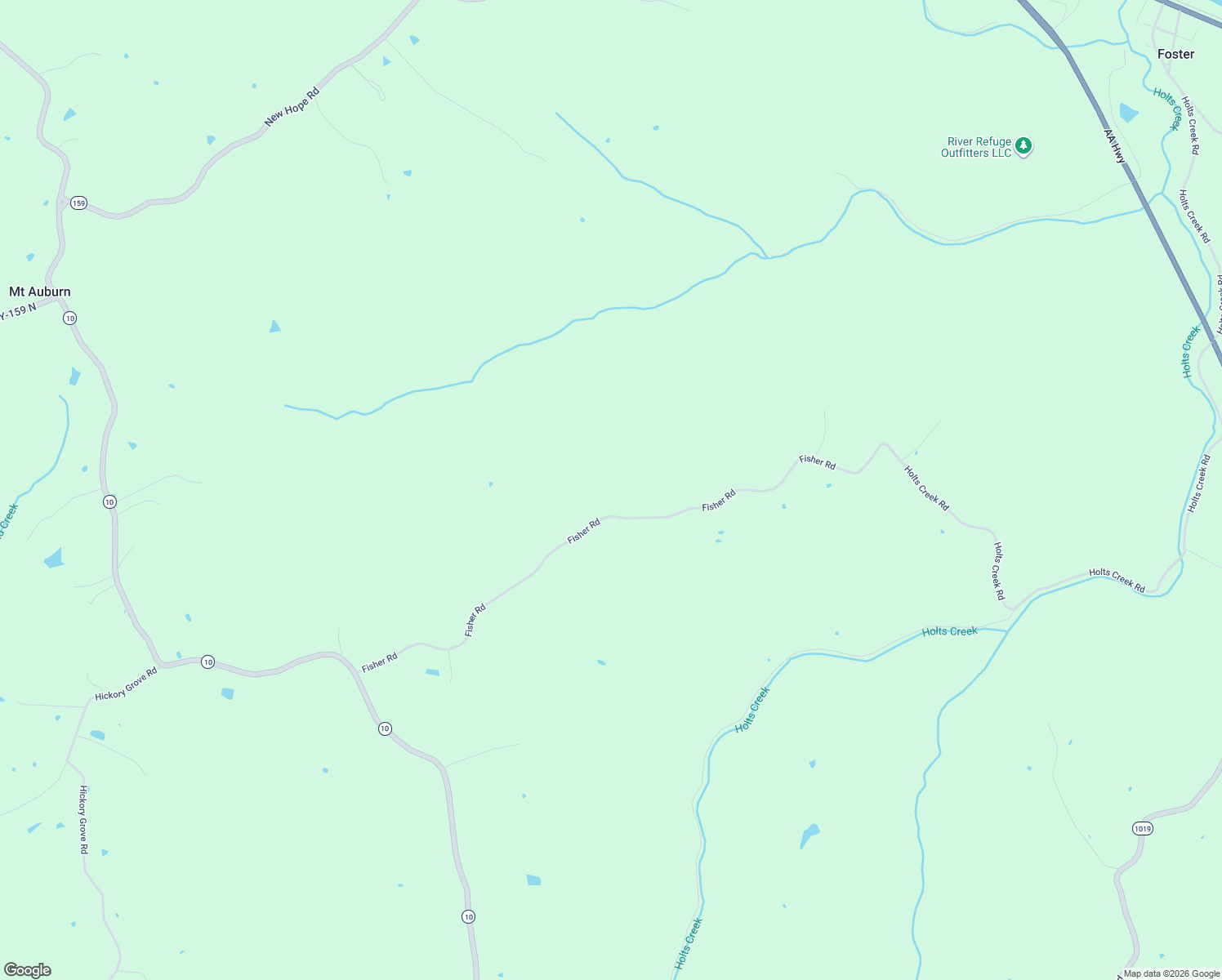 map of restaurants, bars, coffee shops, grocery stores, and more near 929 Fisher Road in Foster