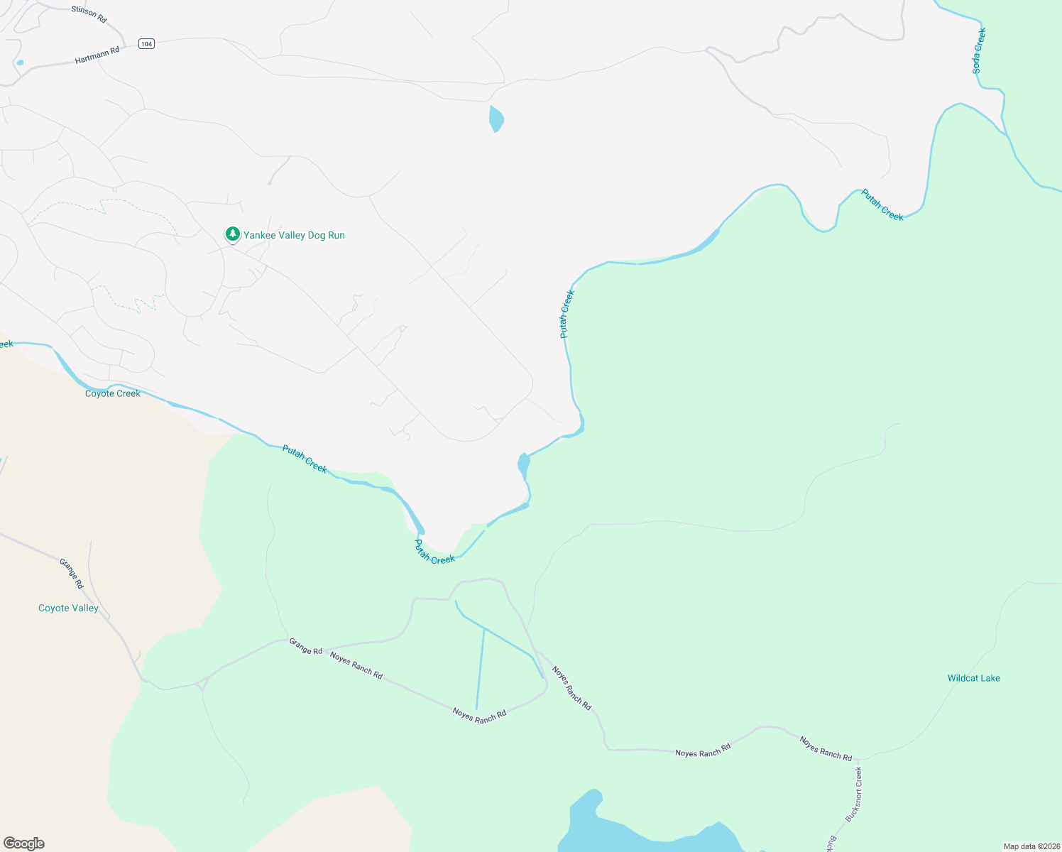 map of restaurants, bars, coffee shops, grocery stores, and more near 21612 Yankee Valley Road in Hidden Valley Lake