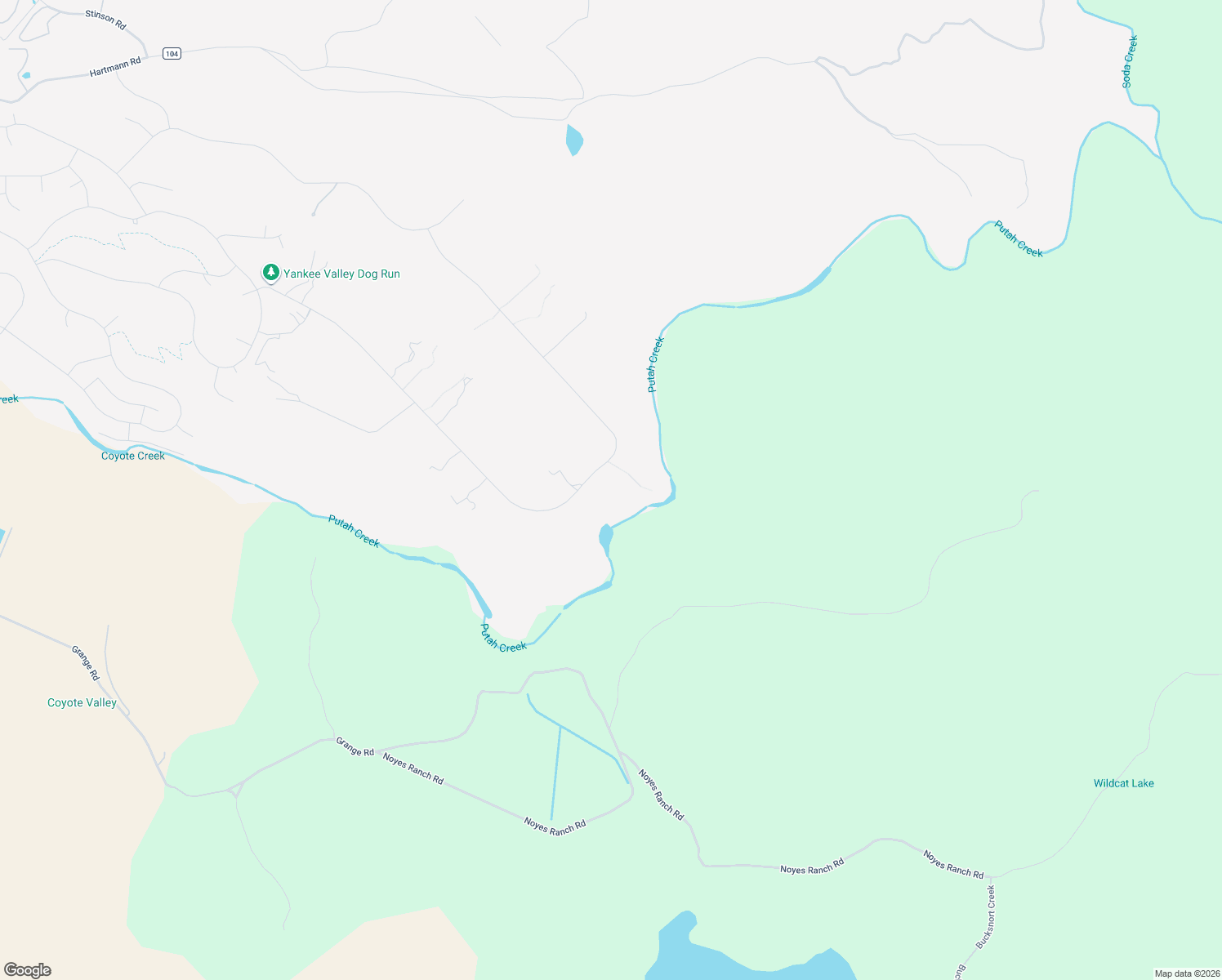 map of restaurants, bars, coffee shops, grocery stores, and more near 21612 Yankee Valley Road in Hidden Valley Lake