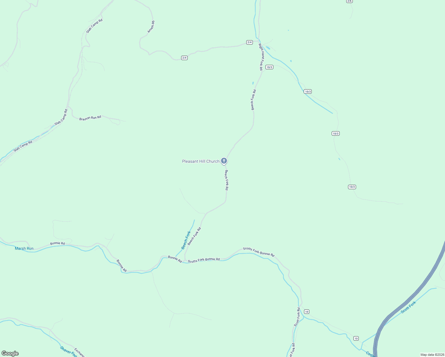 map of restaurants, bars, coffee shops, grocery stores, and more near 922 Beech Fork Road in Burnsville