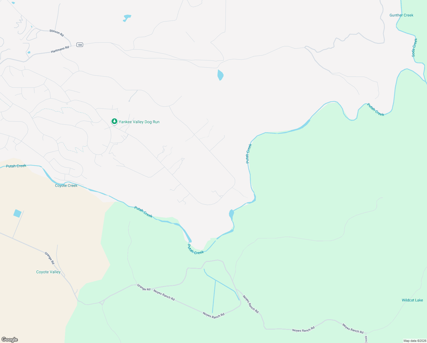 map of restaurants, bars, coffee shops, grocery stores, and more near 21846 Yankee Valley Road in Hidden Valley Lake