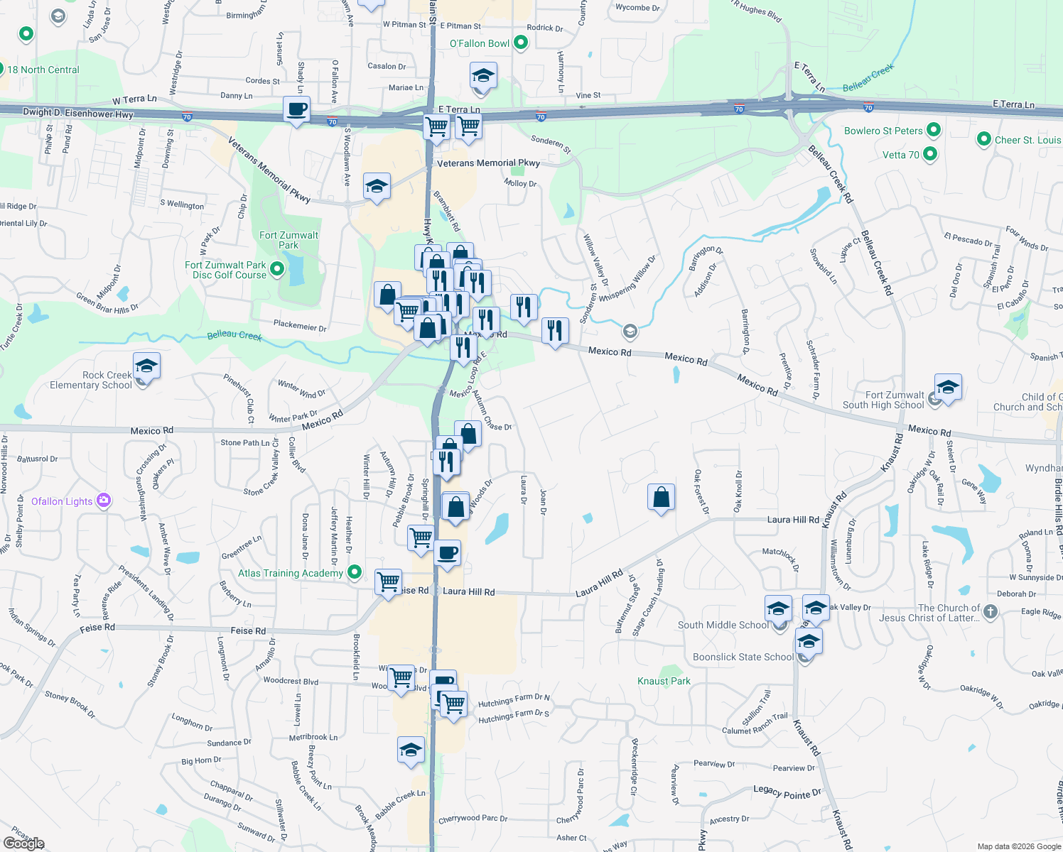4 Sunrise Lane, St. Peters MO Walk Score