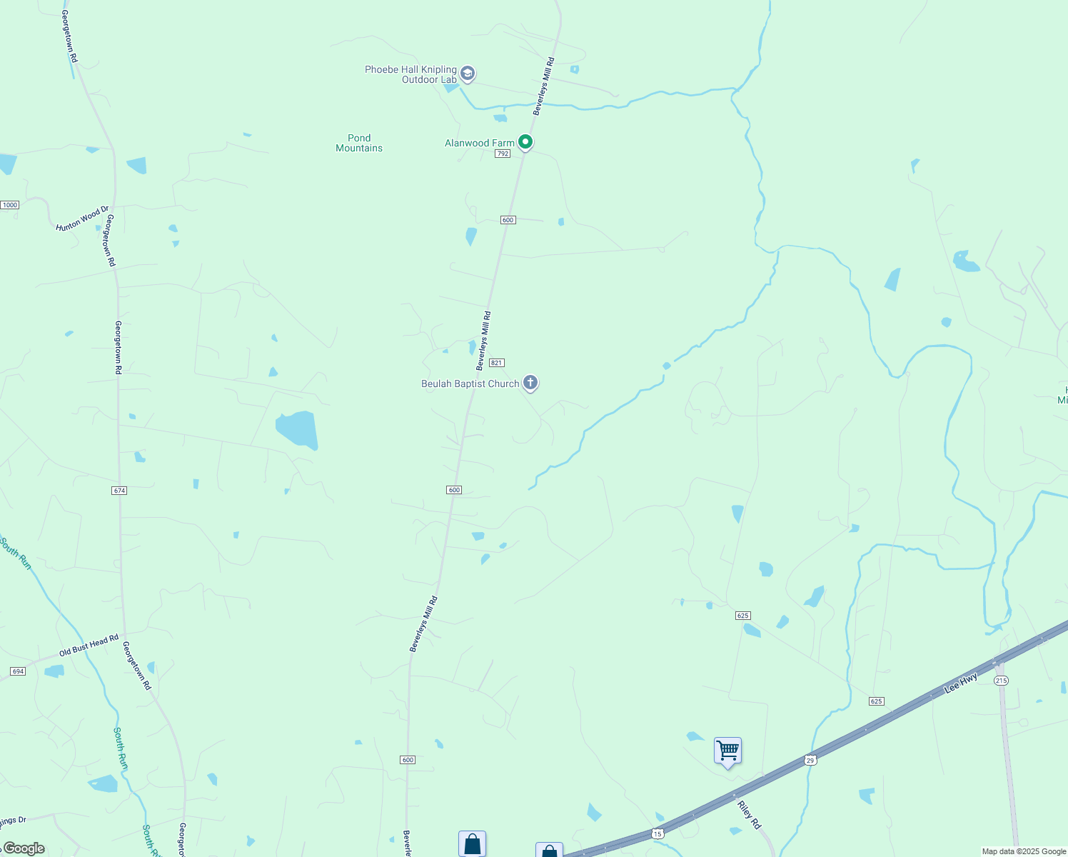 map of restaurants, bars, coffee shops, grocery stores, and more near 6082 Pilgrims Rest Road in Broad Run