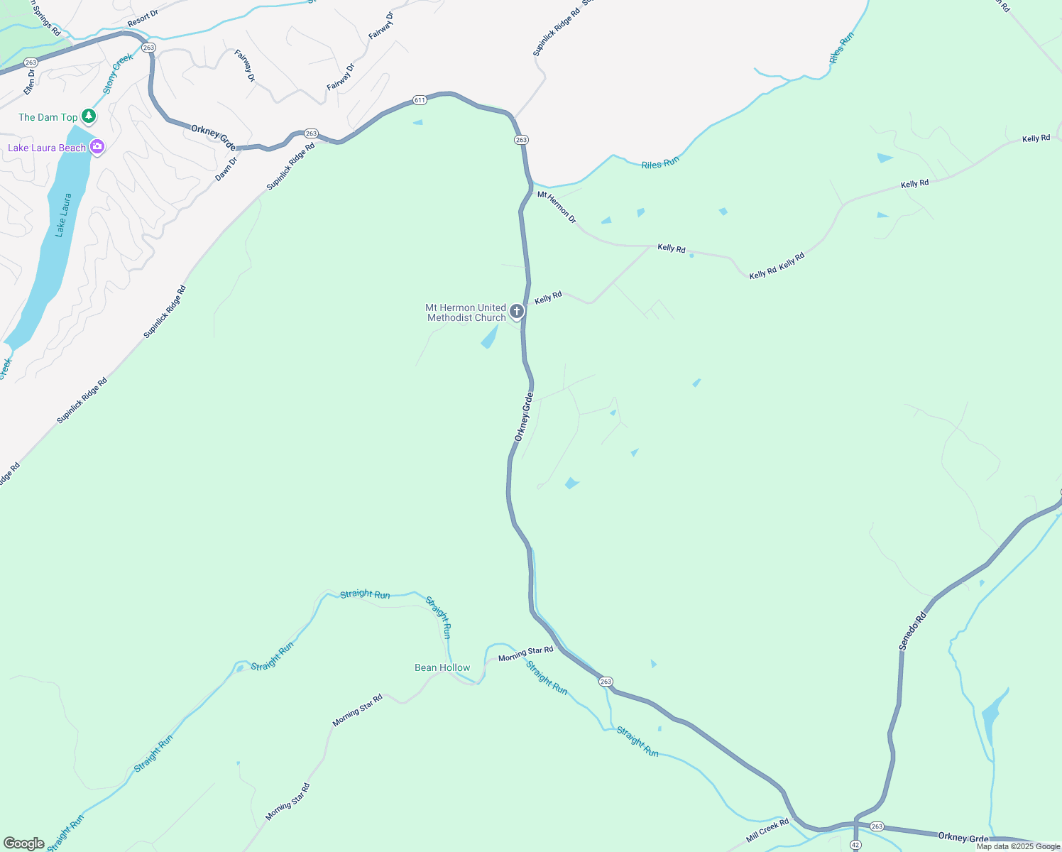 map of restaurants, bars, coffee shops, grocery stores, and more near 94 Deer Trail in Mount Jackson