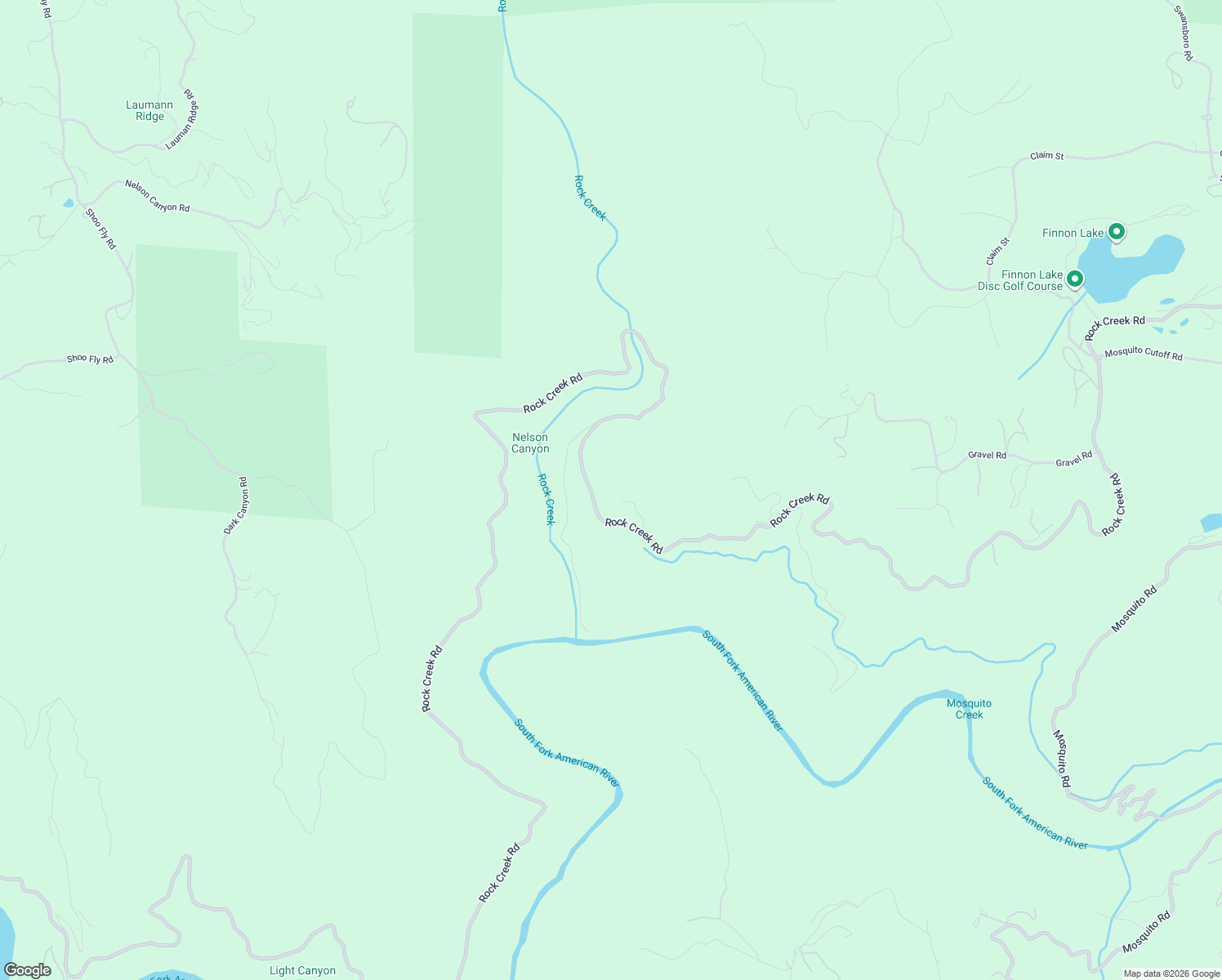 map of restaurants, bars, coffee shops, grocery stores, and more near 10180 Rock Creek Road in Placerville