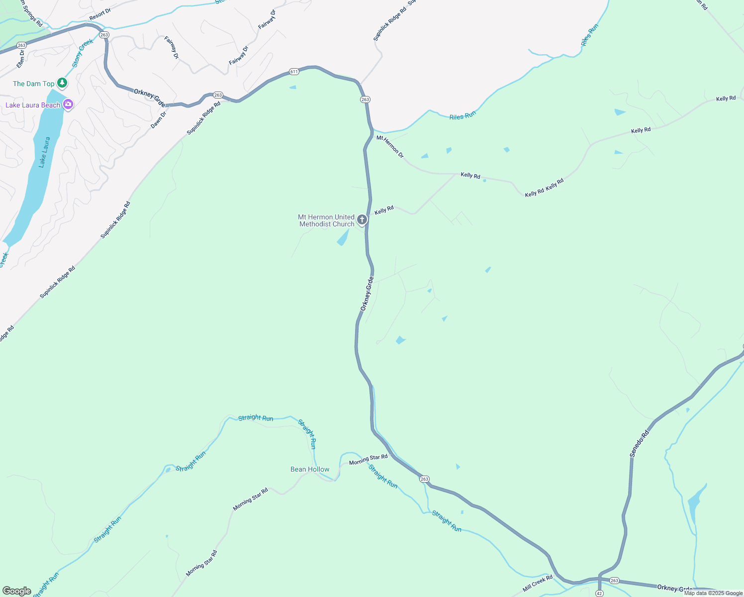 map of restaurants, bars, coffee shops, grocery stores, and more near 94 Deer Trail in Mount Jackson