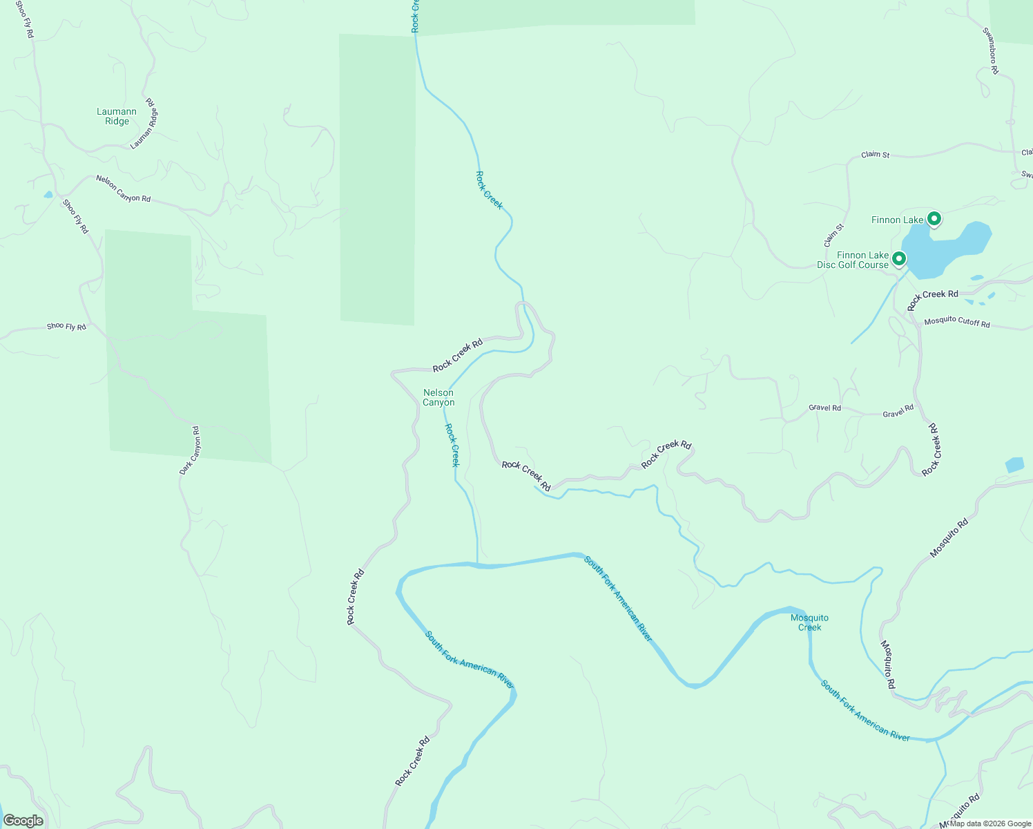 map of restaurants, bars, coffee shops, grocery stores, and more near 10180 Rock Creek Road in Placerville