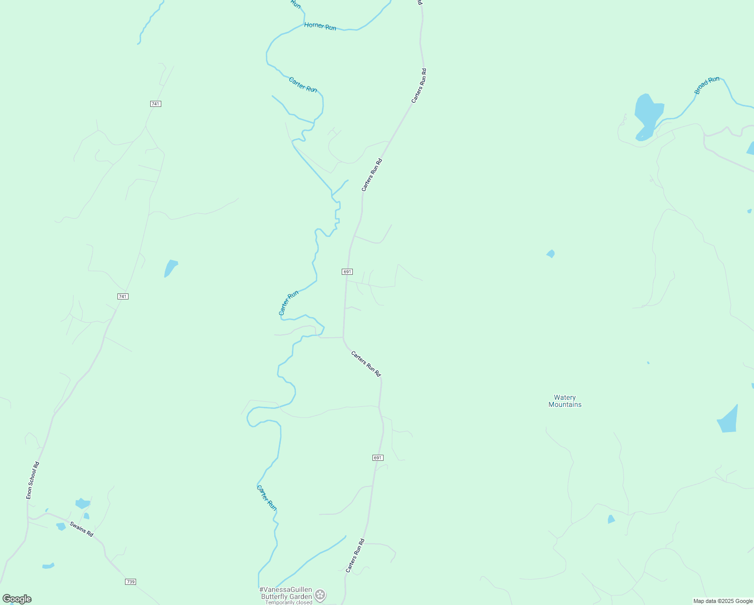 map of restaurants, bars, coffee shops, grocery stores, and more near 8453 England Mountain Road in Marshall