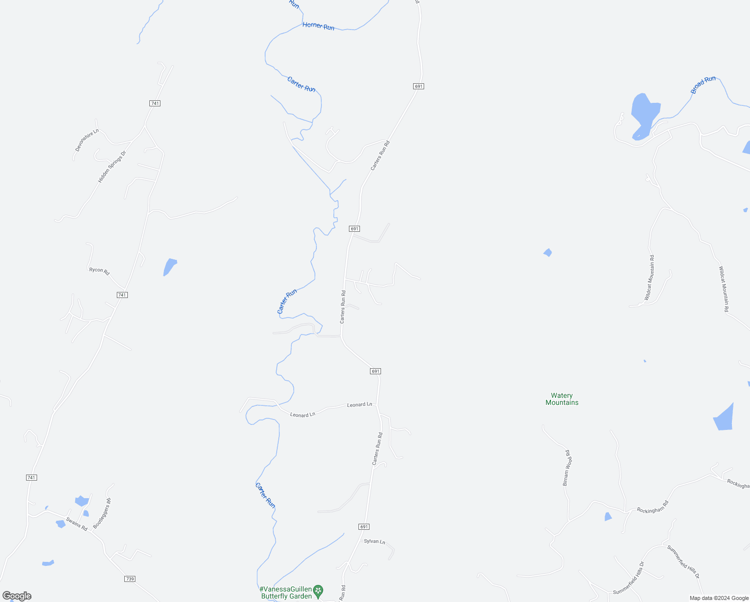 map of restaurants, bars, coffee shops, grocery stores, and more near 8453 England Mountain Road in Marshall