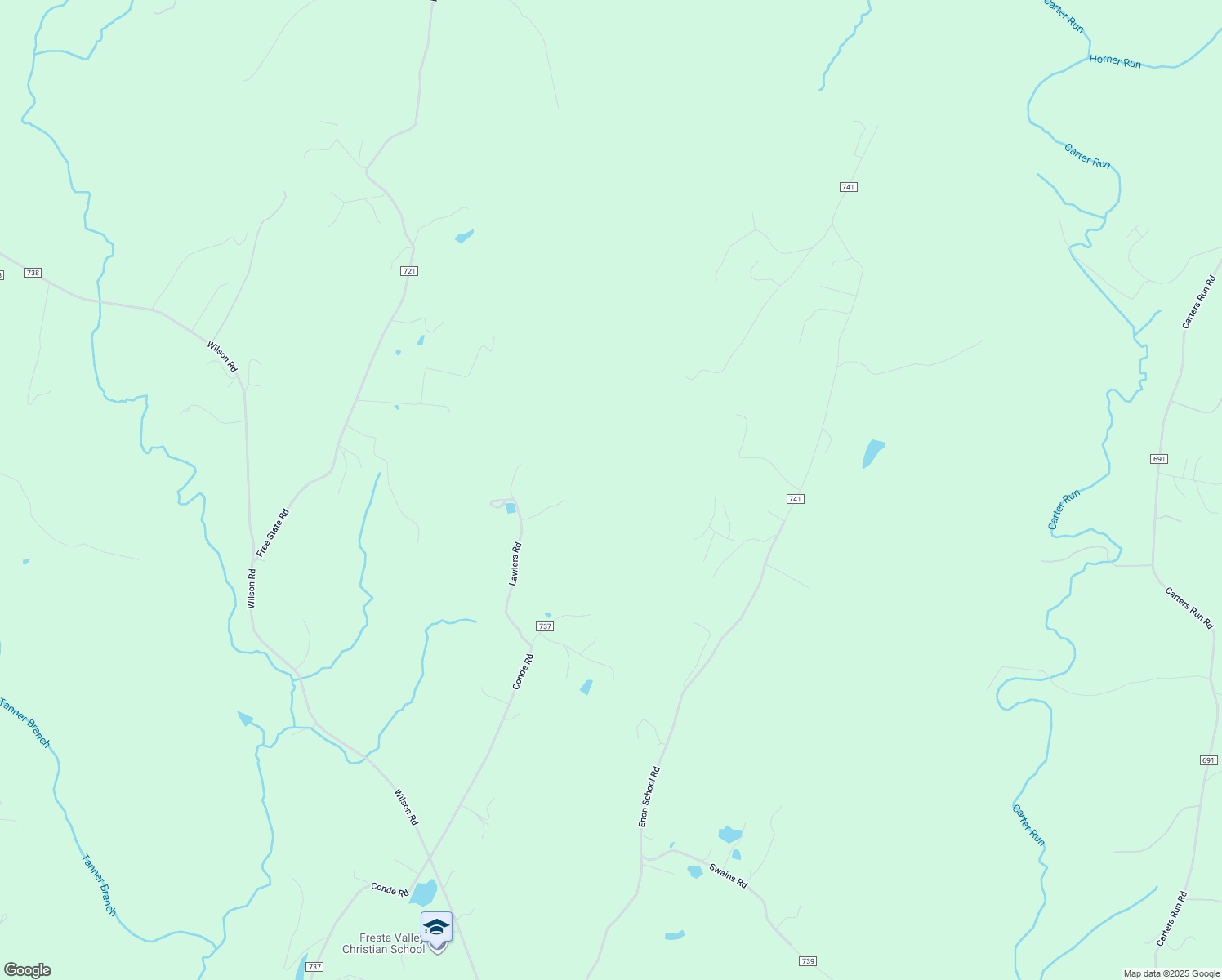 map of restaurants, bars, coffee shops, grocery stores, and more near 6037 Lawlers Road in Marshall