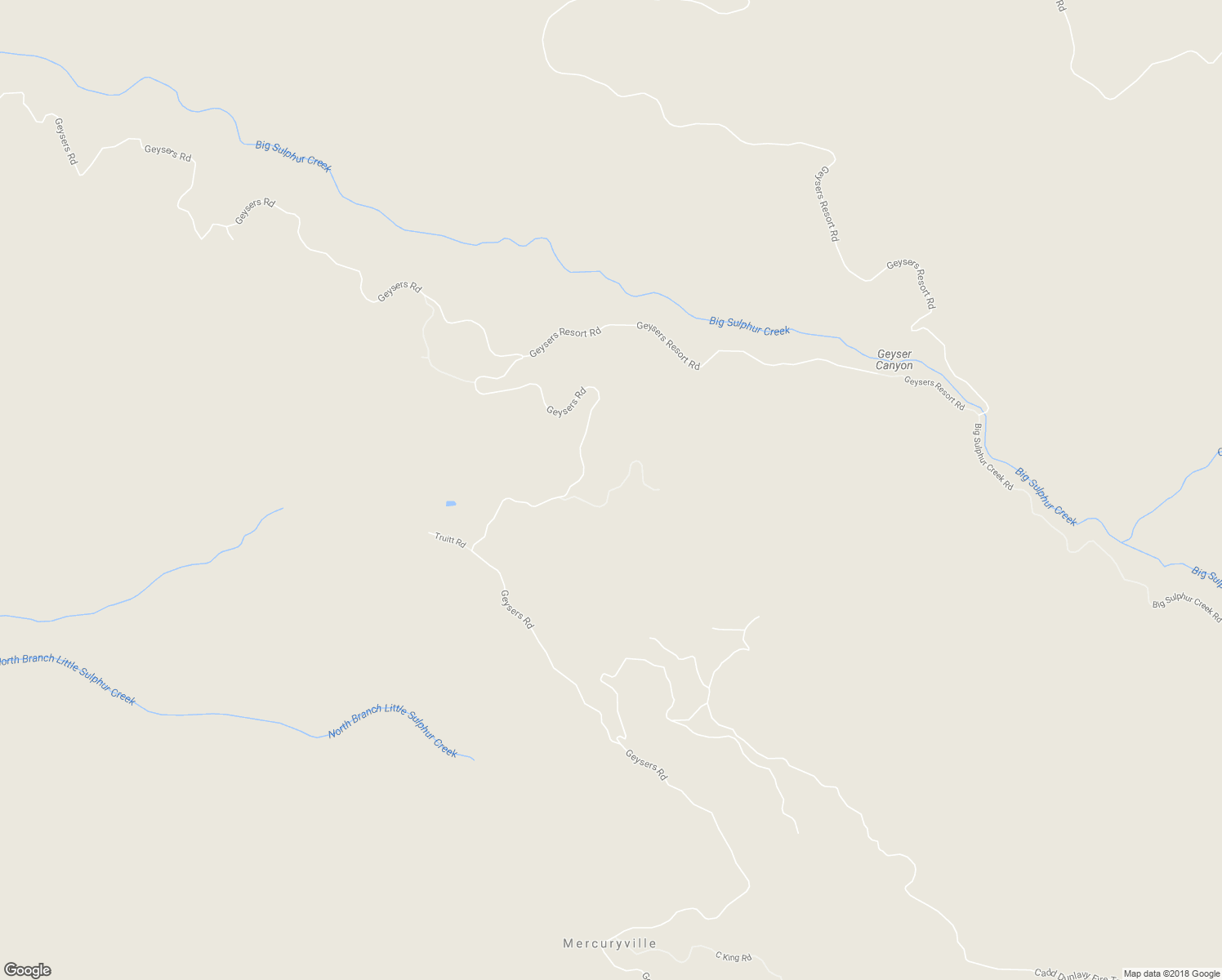 map of restaurants, bars, coffee shops, grocery stores, and more near Geysers Road in Geyserville