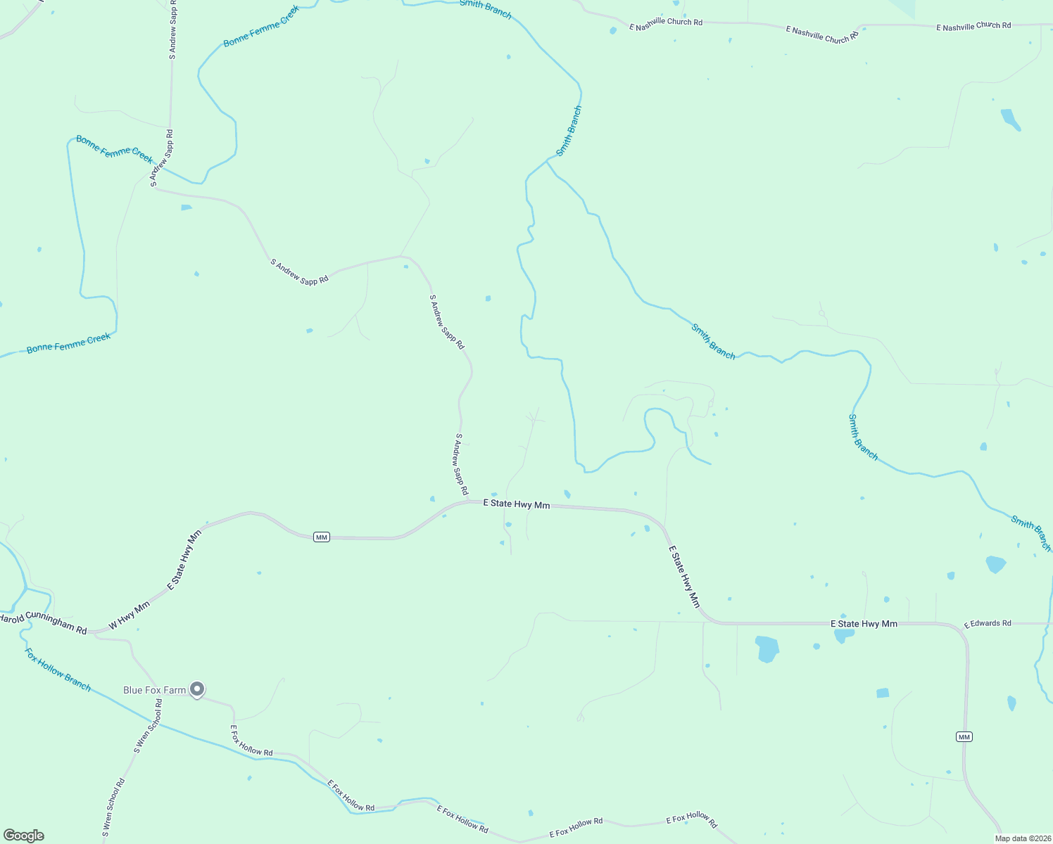 map of restaurants, bars, coffee shops, grocery stores, and more near 12850 South Joy Road in Ashland