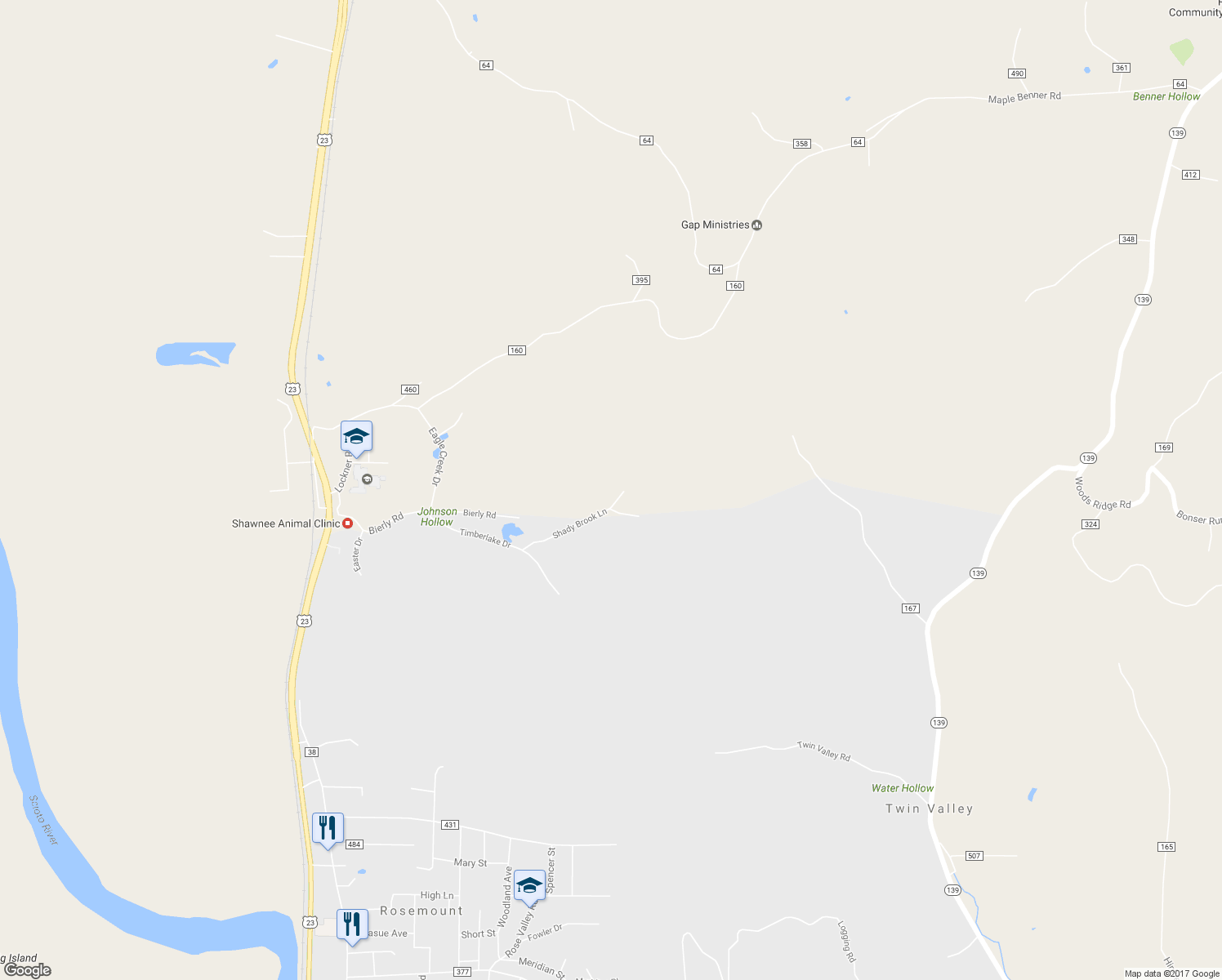 map of restaurants, bars, coffee shops, grocery stores, and more near 1604 Pipestone Drive in Portsmouth