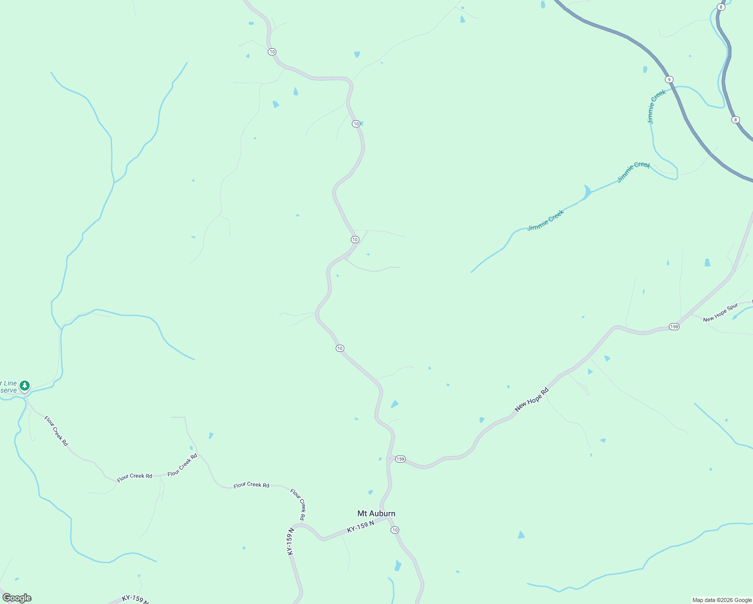 map of restaurants, bars, coffee shops, grocery stores, and more near 14082 Kentucky 10 in Butler