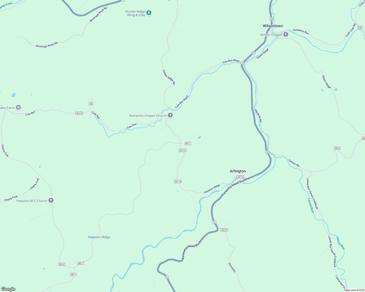 map of restaurants, bars, coffee shops, grocery stores, and more near Heaston Ridge in Rock Cave