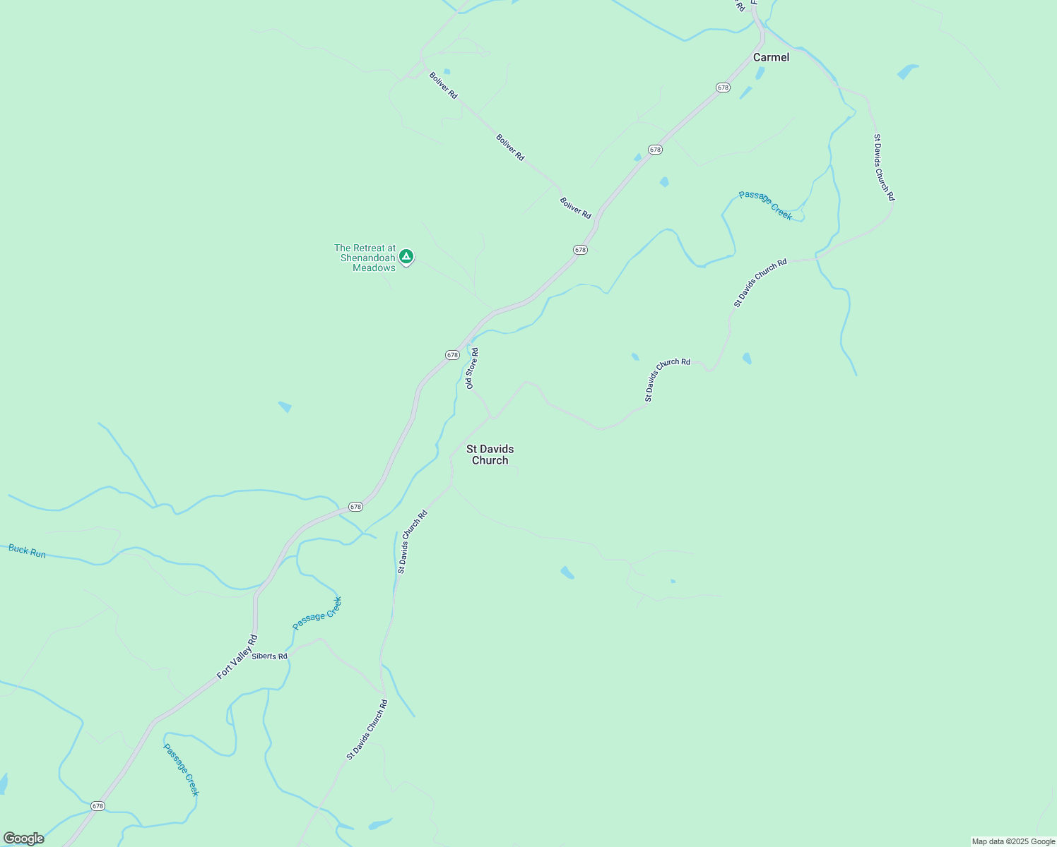 map of restaurants, bars, coffee shops, grocery stores, and more near 4530 Saint Davids Church Road in Fort Valley