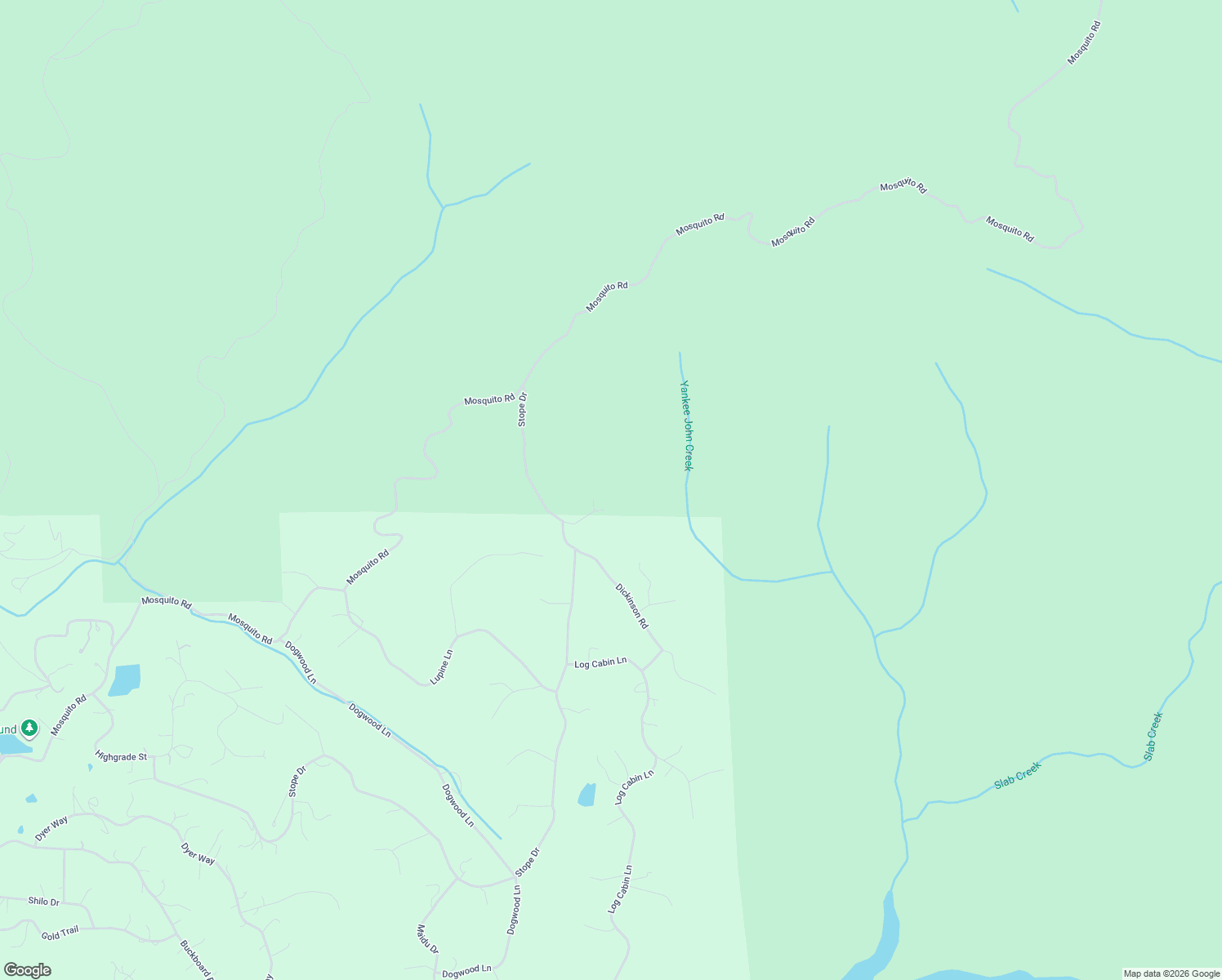 map of restaurants, bars, coffee shops, grocery stores, and more near 4070 Stope Drive in Placerville