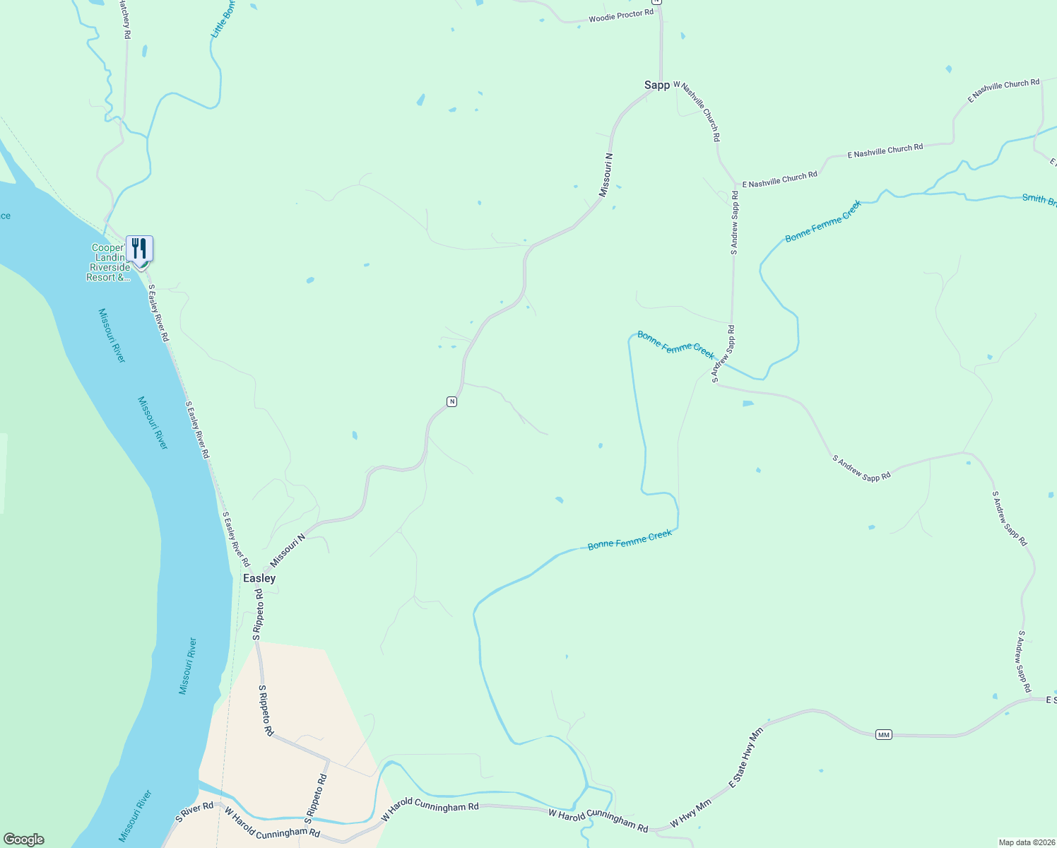 map of restaurants, bars, coffee shops, grocery stores, and more near Winding River Road in Columbia