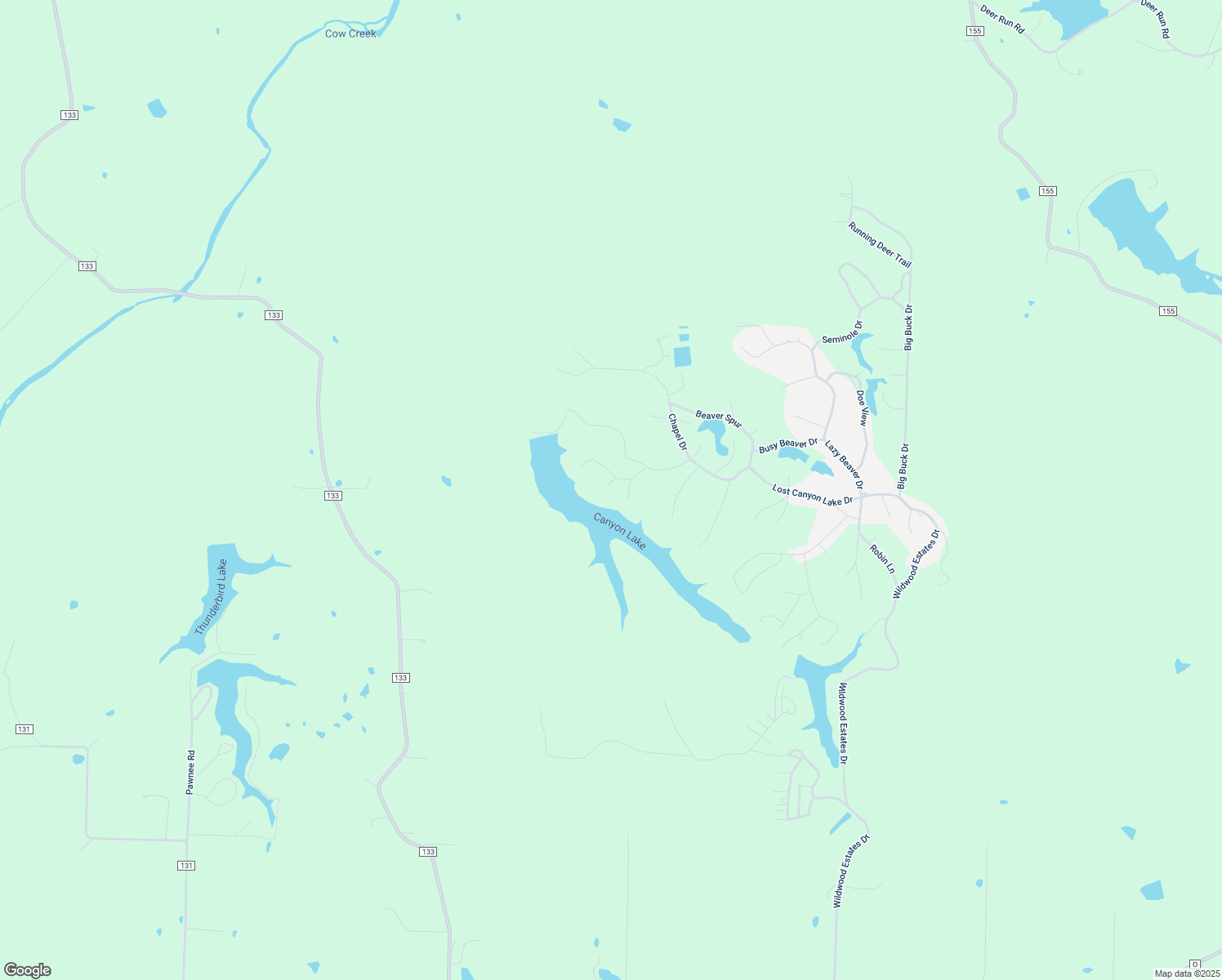 map of restaurants, bars, coffee shops, grocery stores, and more near 145 Lost Canyon Lake Drive in Steedman