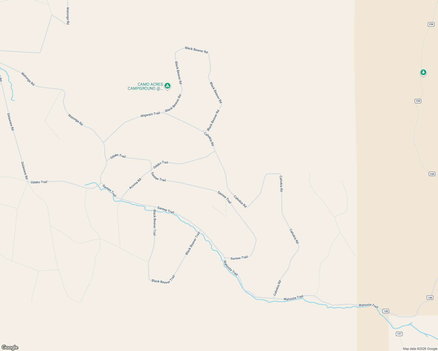 map of restaurants, bars, coffee shops, grocery stores, and more near 4253 Cahokia Road in Hartsel