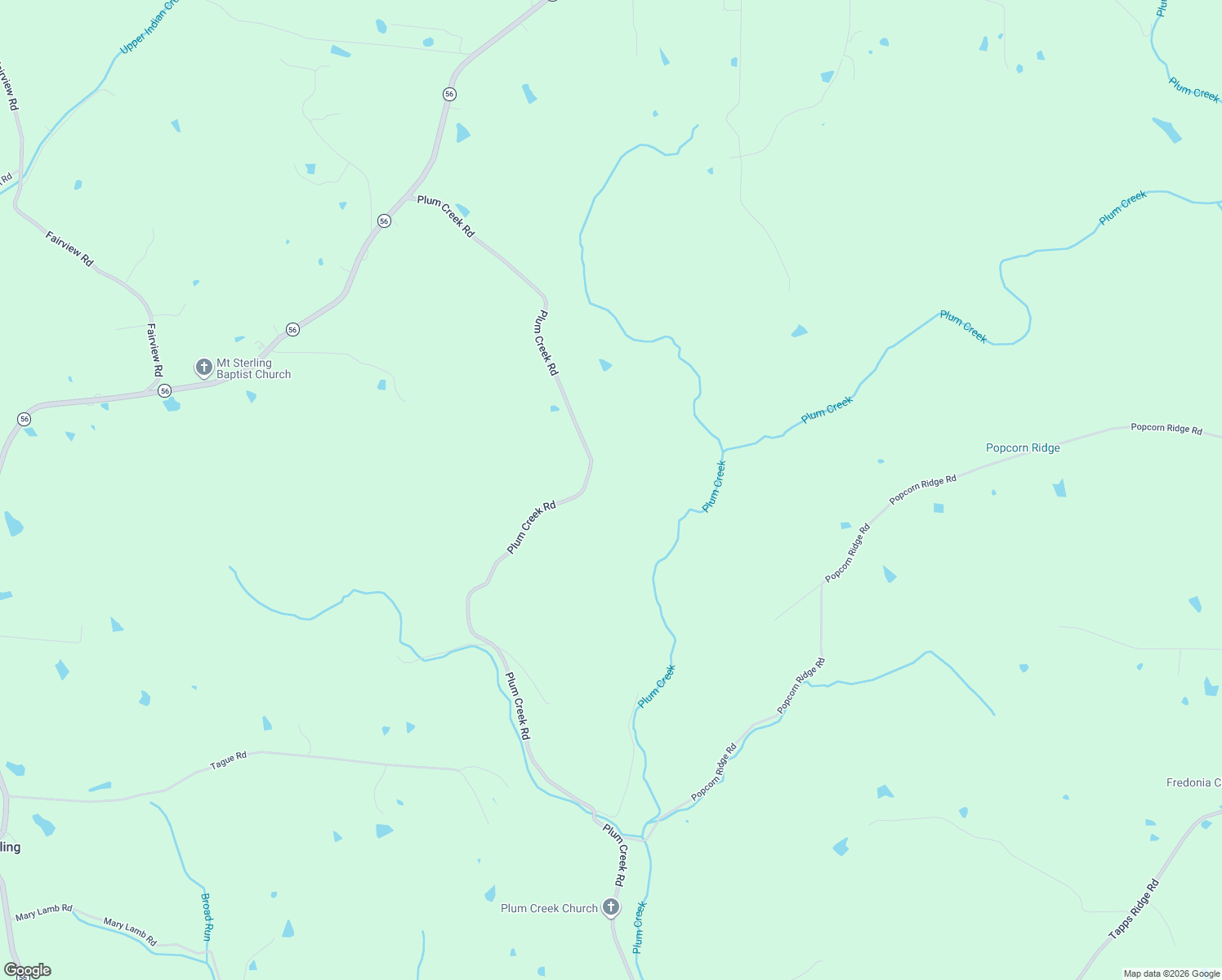 map of restaurants, bars, coffee shops, grocery stores, and more near 8685 Plum Creek Road in Vevay