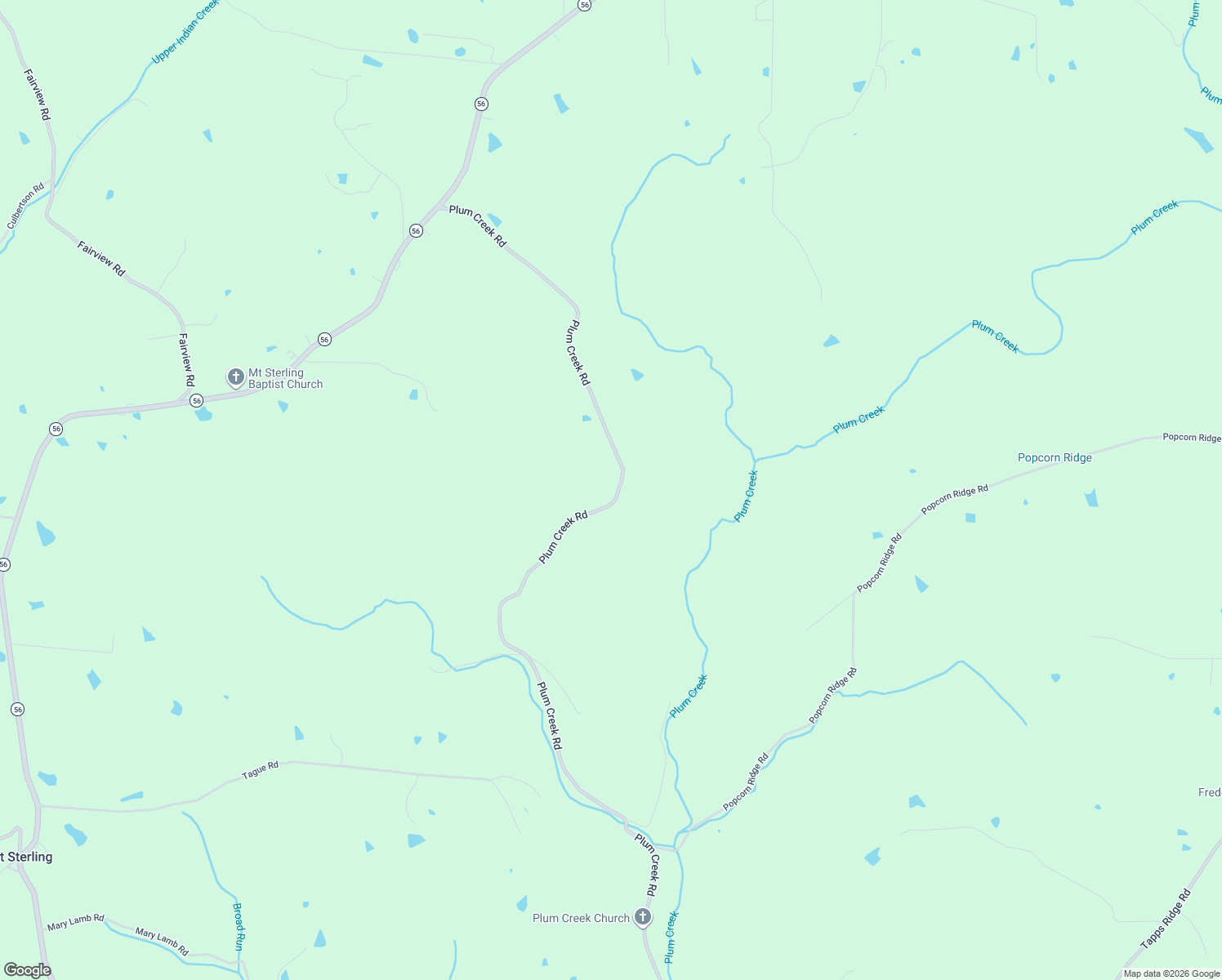 map of restaurants, bars, coffee shops, grocery stores, and more near 8685 Plum Creek Road in Vevay