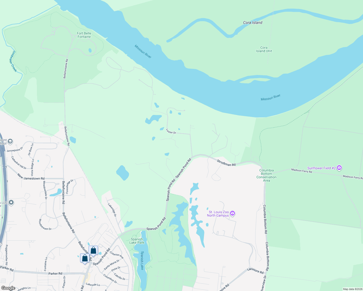 map of restaurants, bars, coffee shops, grocery stores, and more near 1133 Edlor Drive in Saint Louis