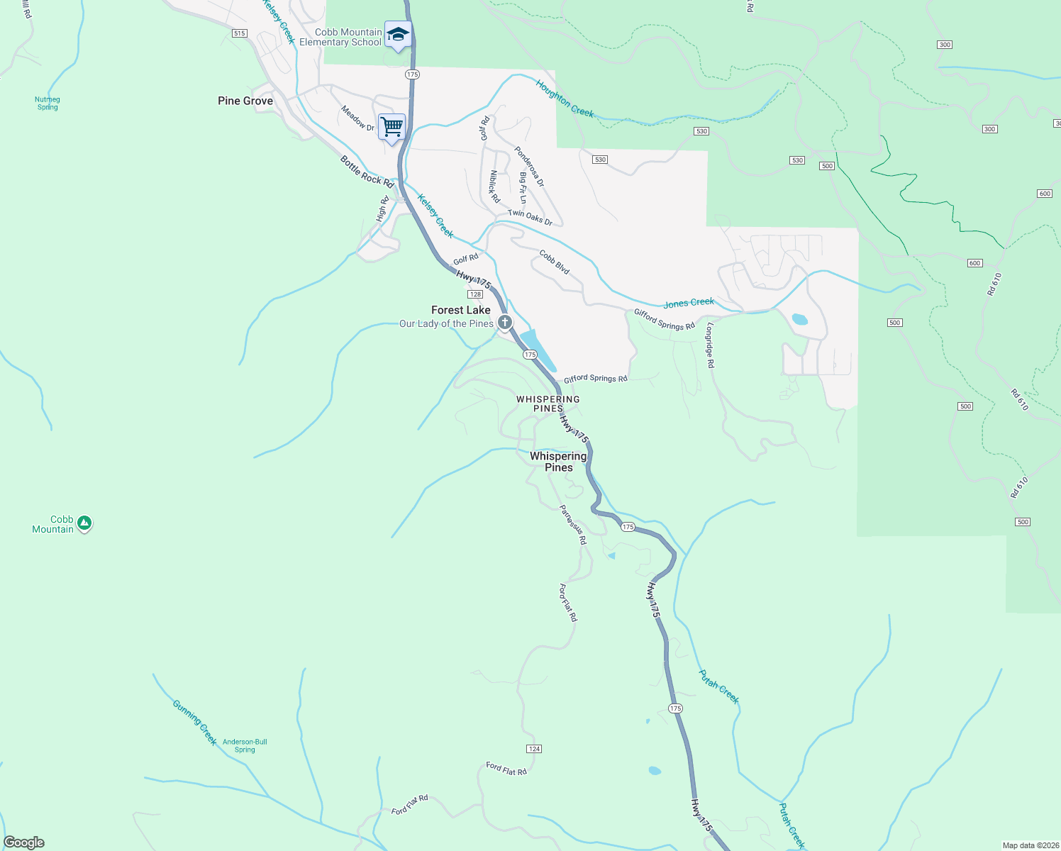 map of restaurants, bars, coffee shops, grocery stores, and more near 17131 Maple Shadows Drive in Middletown