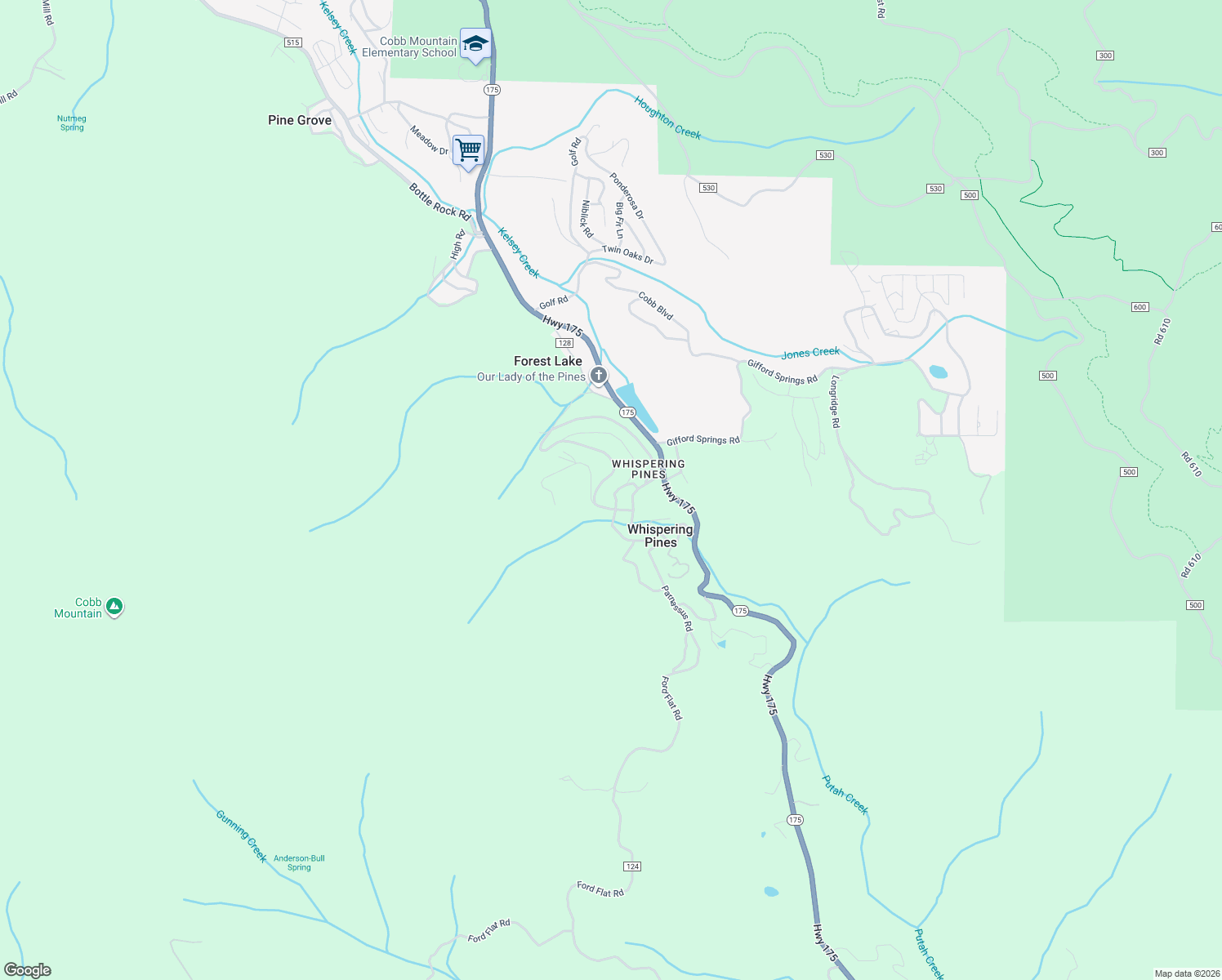map of restaurants, bars, coffee shops, grocery stores, and more near 17097 Dogwood Way in Middletown
