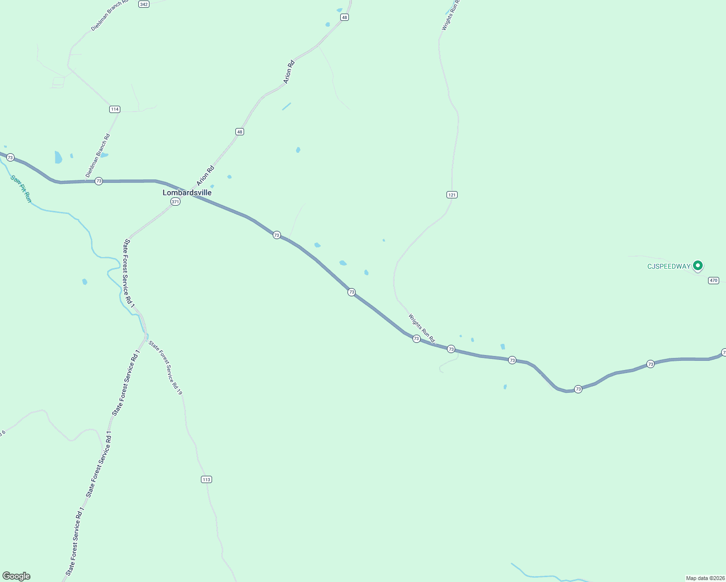 map of restaurants, bars, coffee shops, grocery stores, and more near 14007 Ohio 73 in McDermott