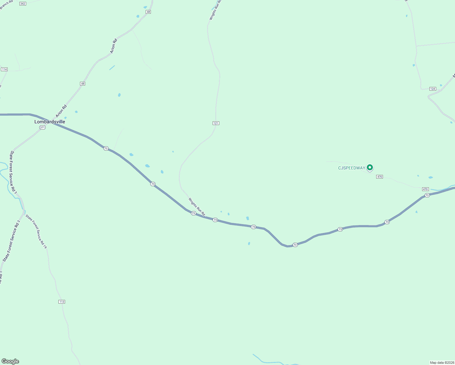 map of restaurants, bars, coffee shops, grocery stores, and more near 14545 Ohio 73 in McDermott