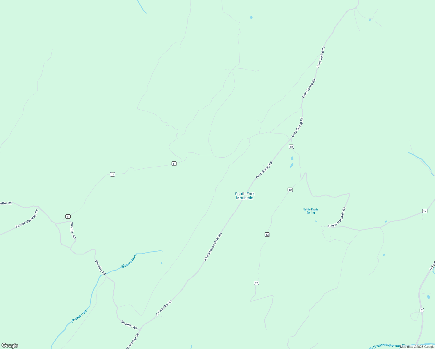 map of restaurants, bars, coffee shops, grocery stores, and more near Shaffer Hollow Road in Rig