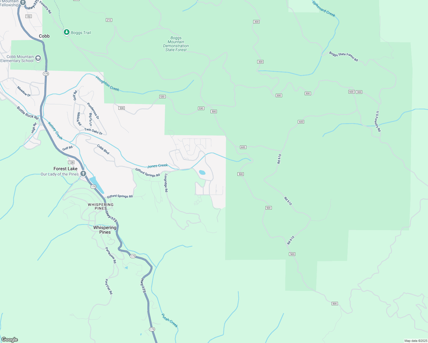 map of restaurants, bars, coffee shops, grocery stores, and more near 11441 Gifford Springs Road in Cobb