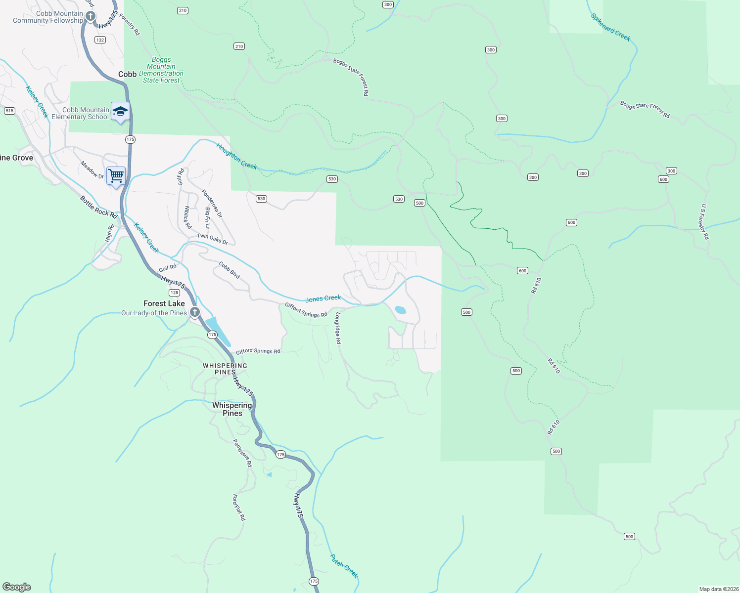 map of restaurants, bars, coffee shops, grocery stores, and more near 16850 Starview Loop in Cobb