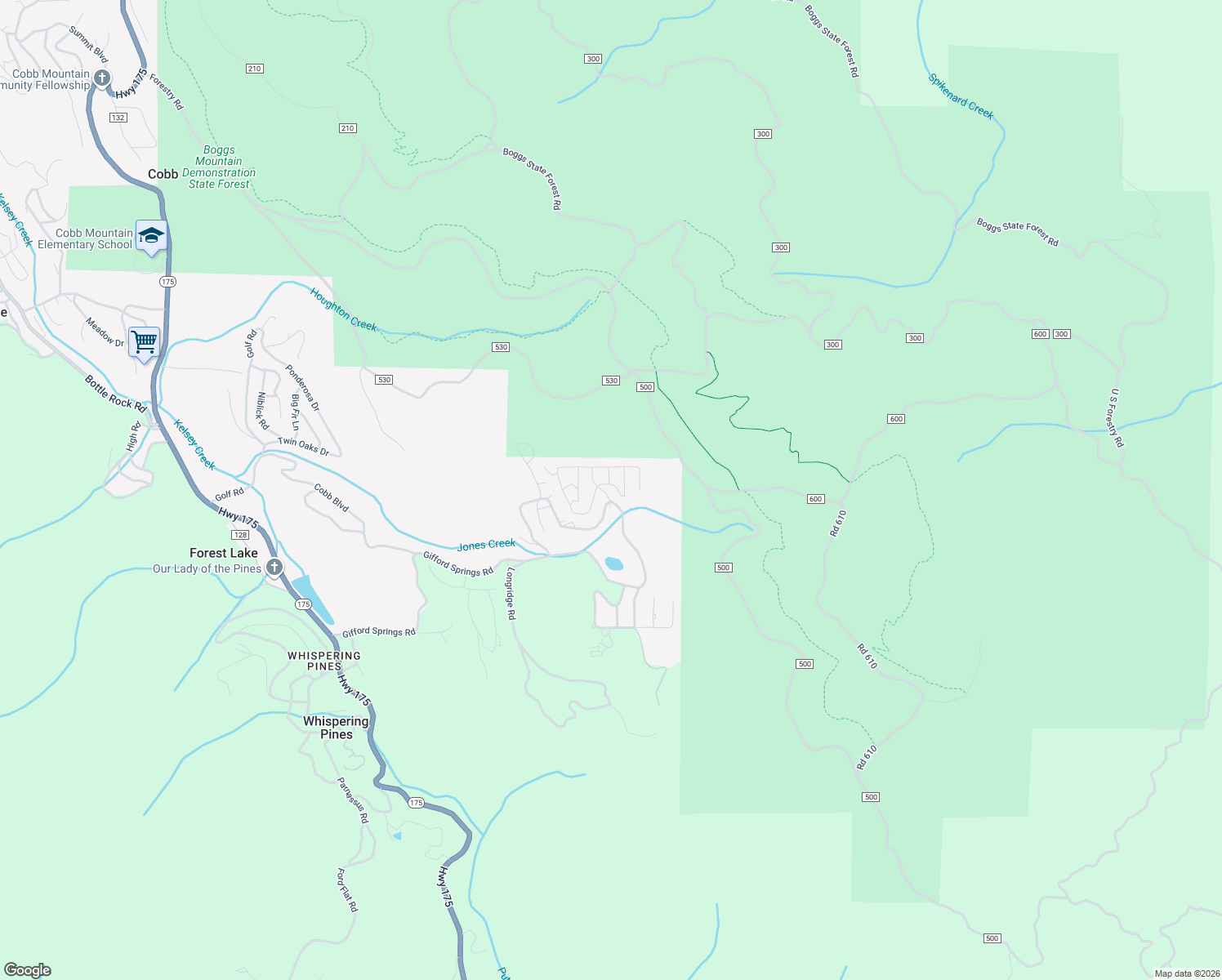 map of restaurants, bars, coffee shops, grocery stores, and more near 16090 Maple Street in Cobb