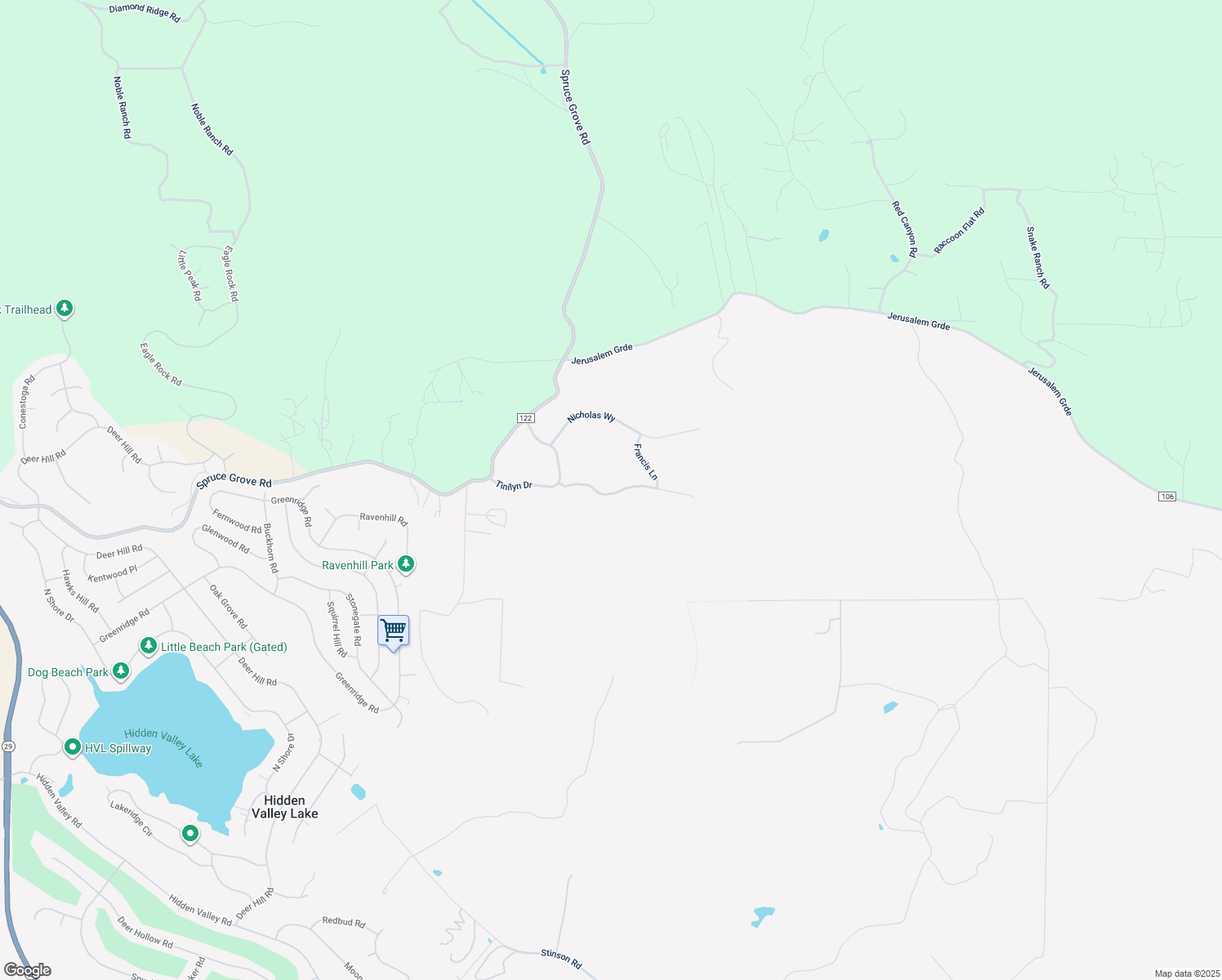 map of restaurants, bars, coffee shops, grocery stores, and more near 19760 Jaclyn Drive in Middletown